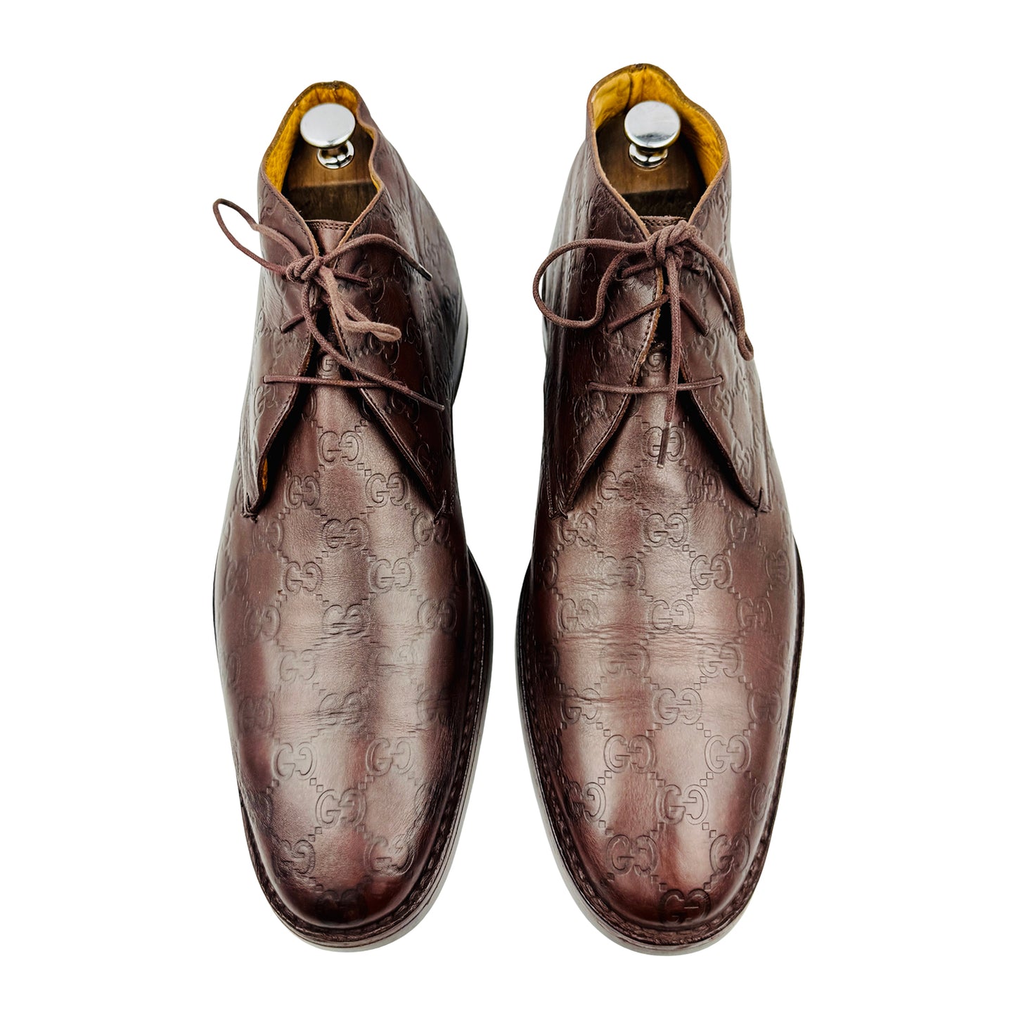Gucci Guccissima Leather Chukka Boots (Size 44.5/45)
