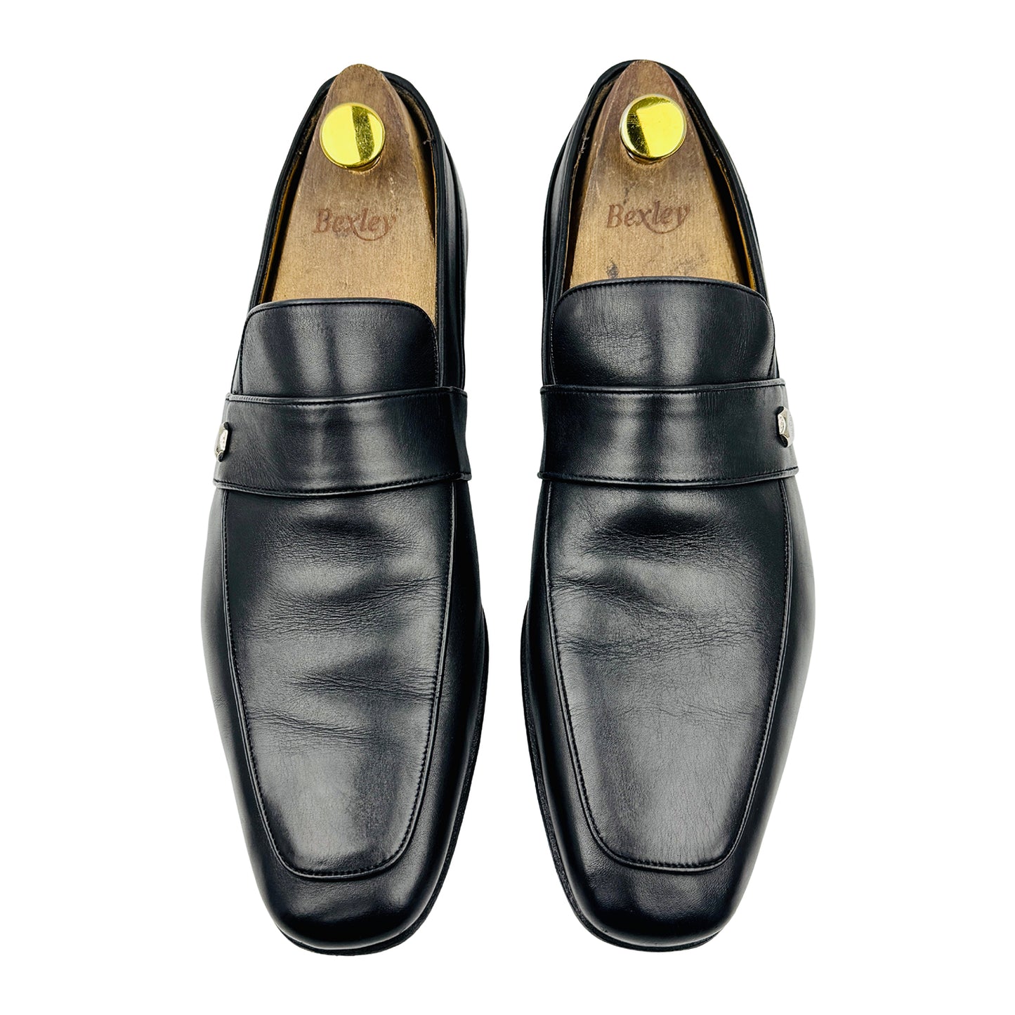 Gucci Men's Black Leather Loafers (Size 43) - 157439