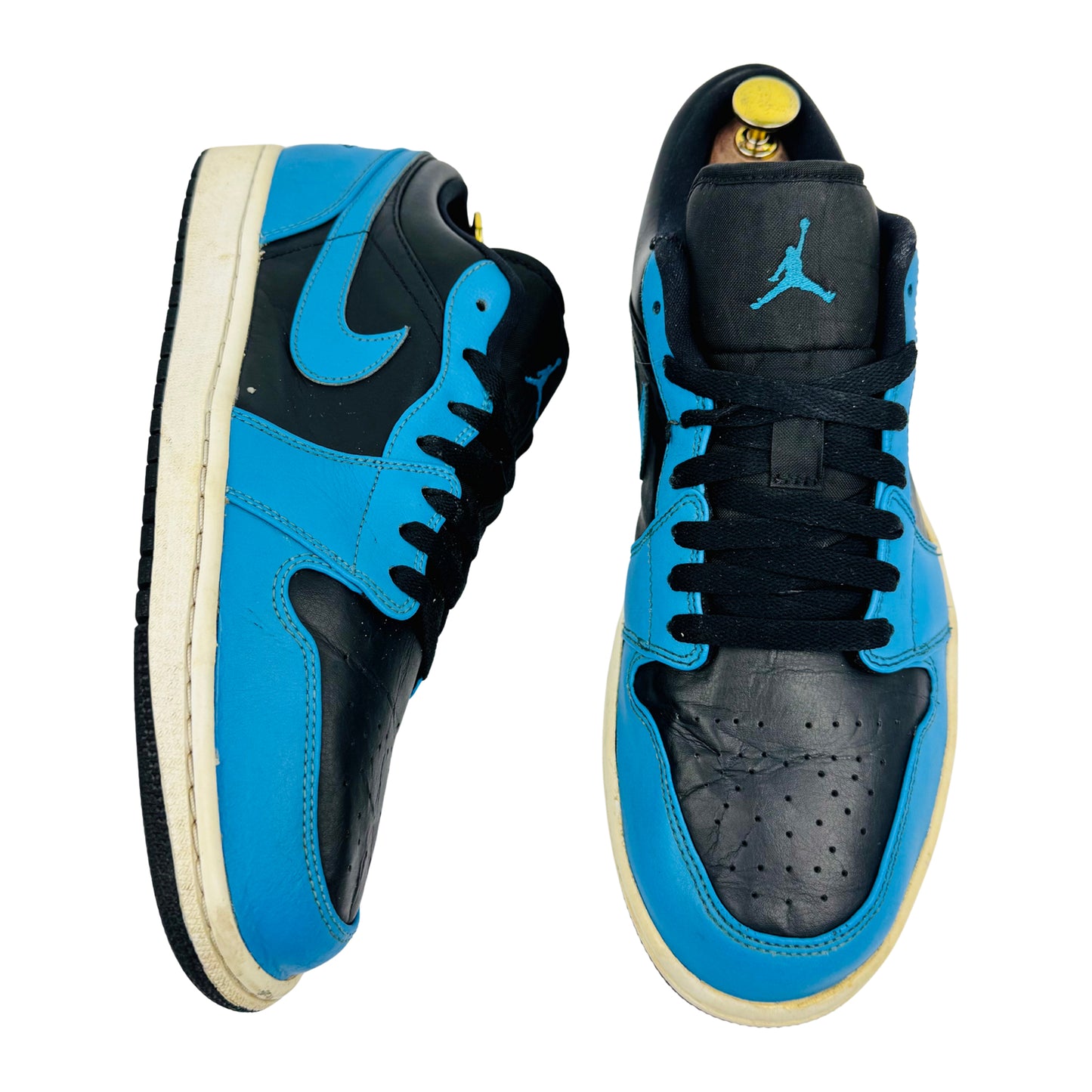 Nike Air Jordan 1 low 'Laser Blue' Sneakers (Size 44.5) - 553558-410