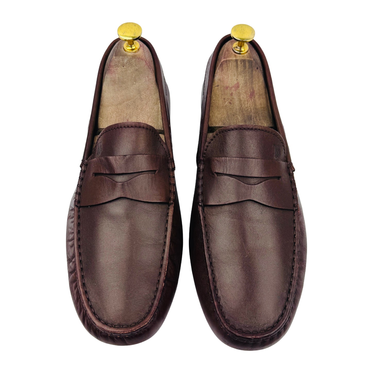 Tod's Brown Leather Gommino Driving Loafers (Size 42)