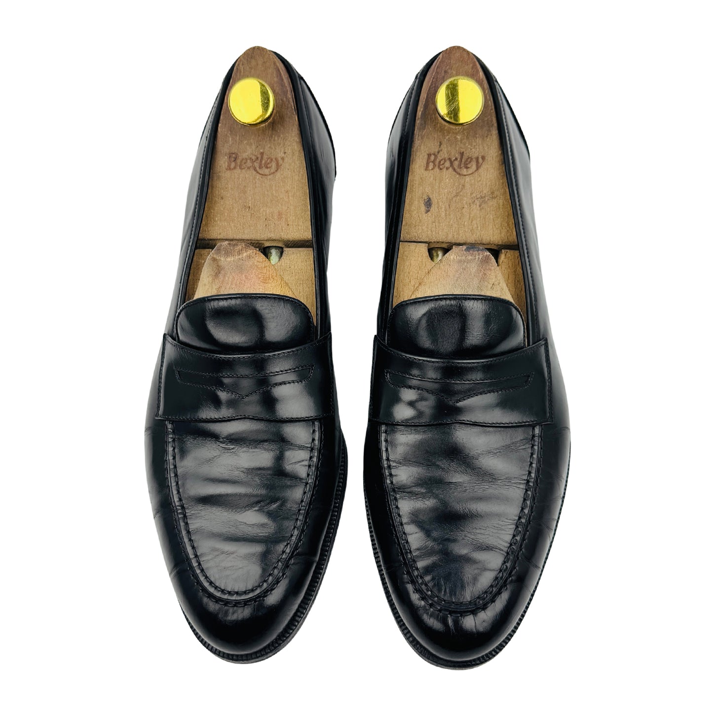 Salvatore Ferragamo Black Penny Loafers (Size 43)