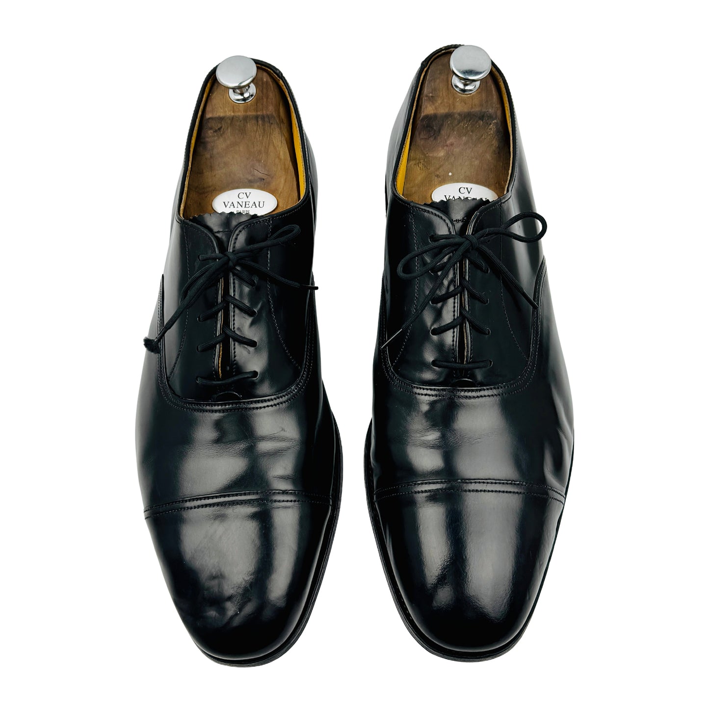 Church's Men's Black Leather Oxford Shoes (Size 46)