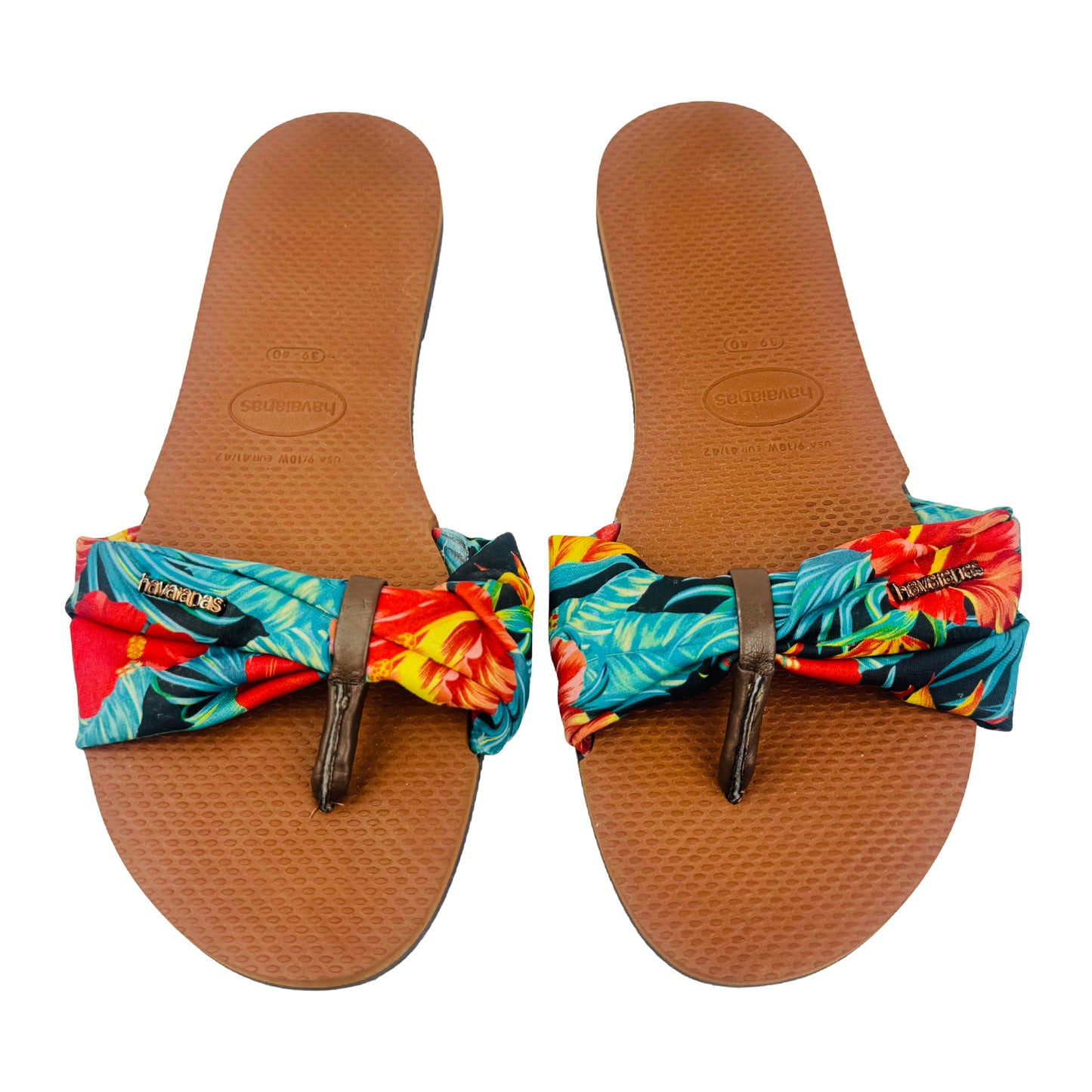 Havaianas You Saint Tropez Flip Flops (Size 39/40)
