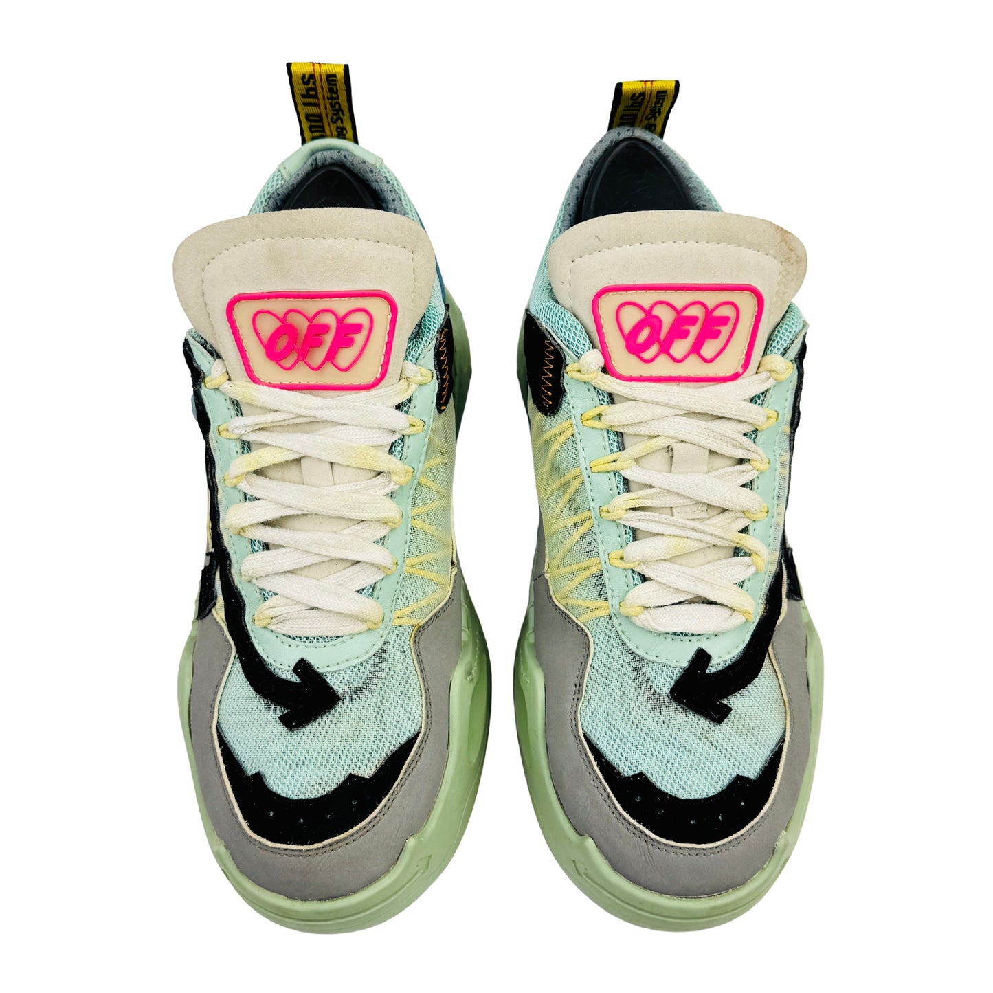 Off-White ODSY-1000 'Mint Black' Sneakers (Size 40)