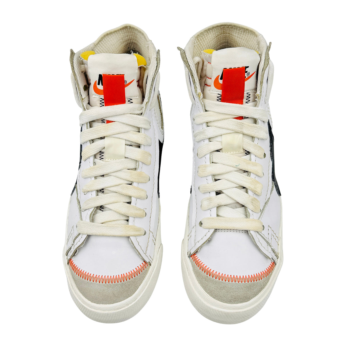 Nike Blazer Mid '77 Jumbo White Black Sneakers (Size 44.5) - DD3111-100