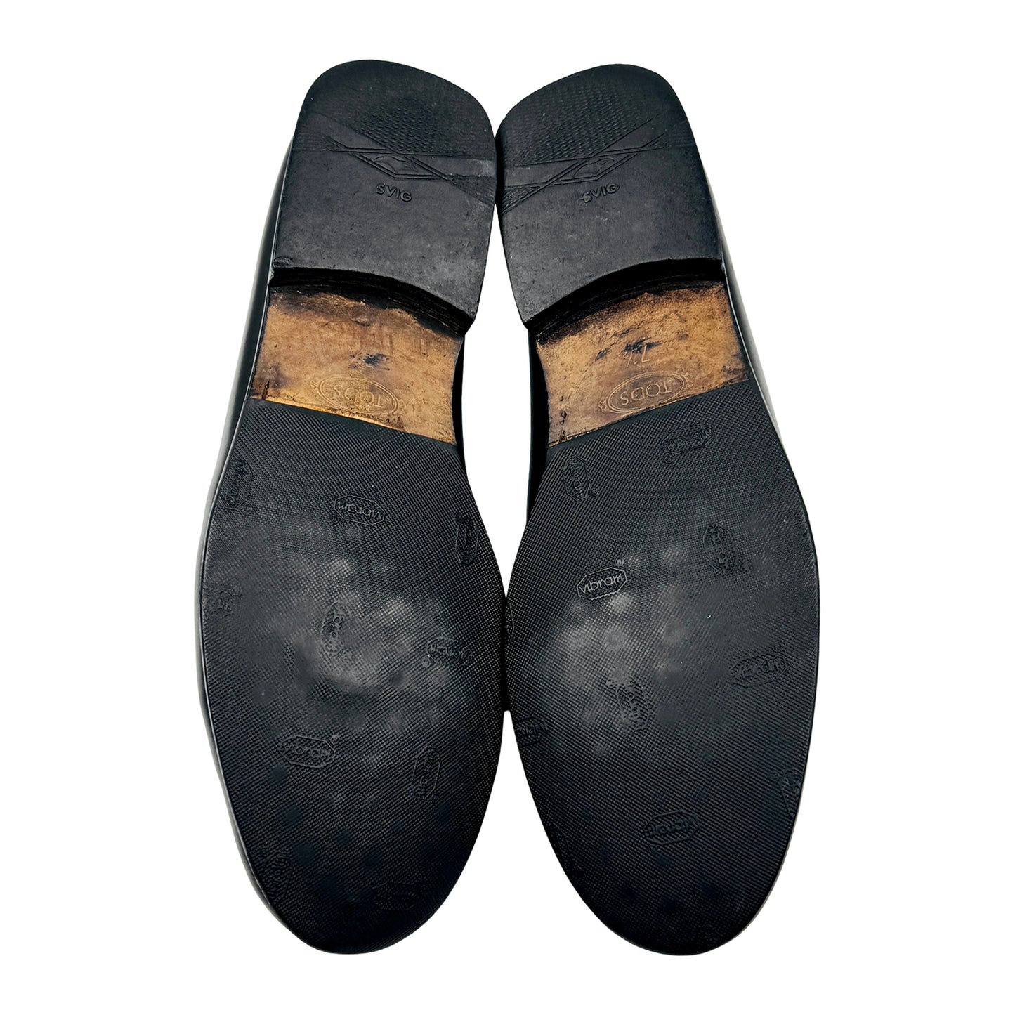 Tod's Men's Black Italian Loafers (Size 42.5)