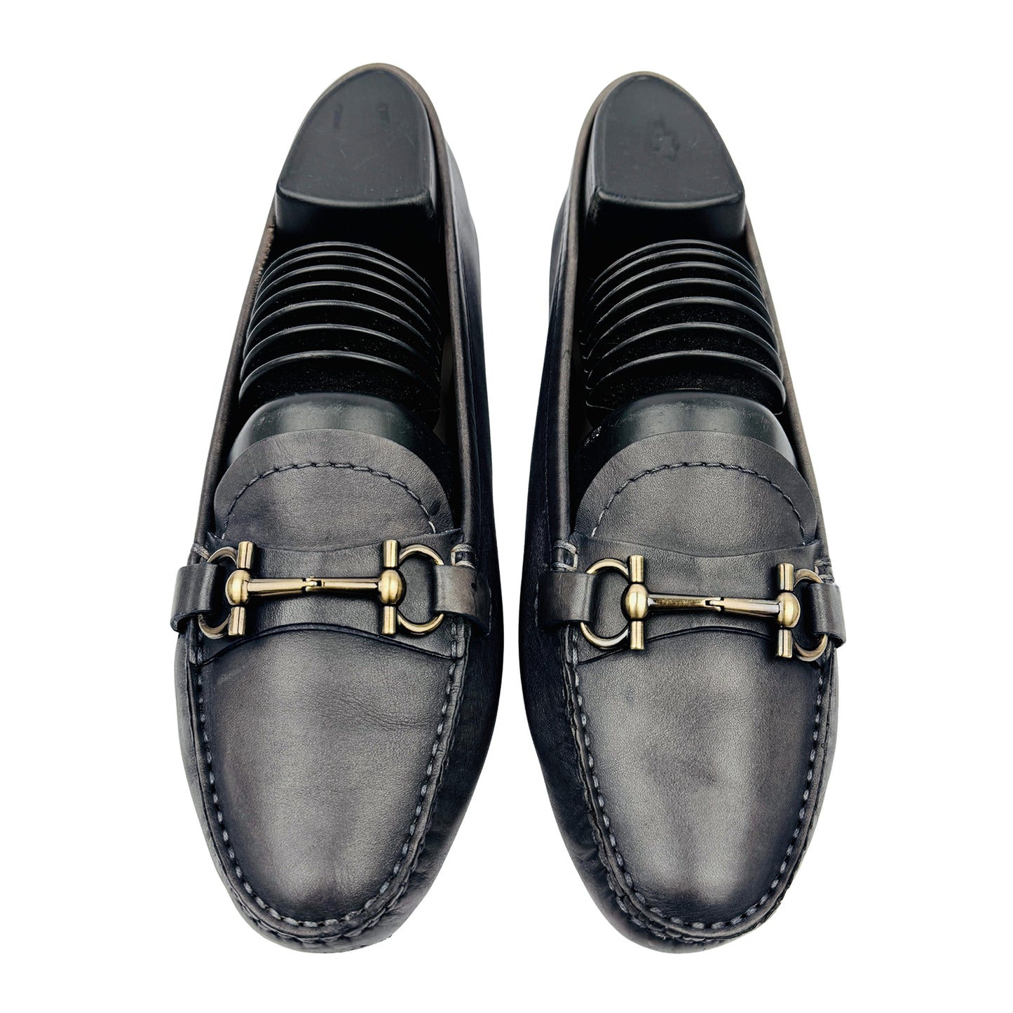 Salvatore Ferragamo Women's Black Penny Loafers (Size 39/39.5)