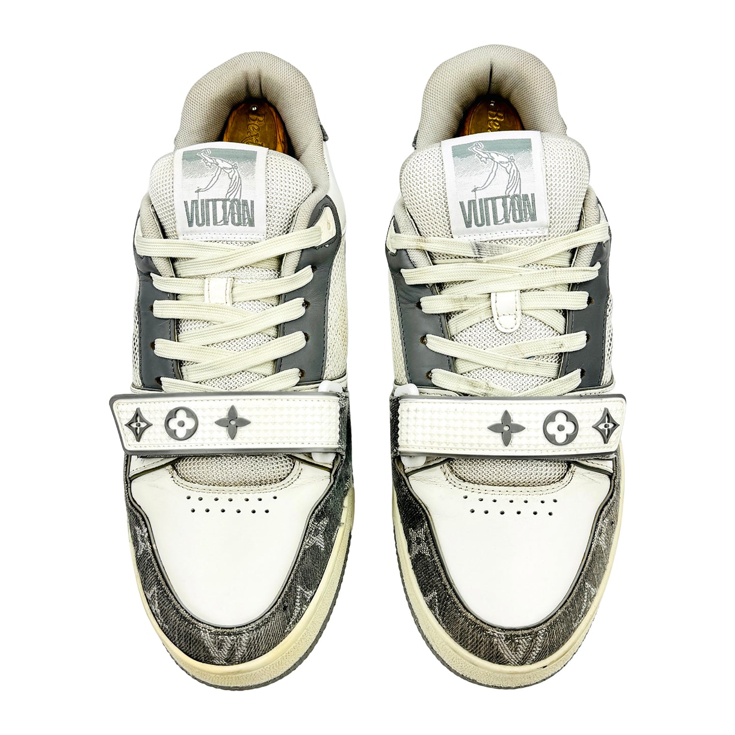Louis Vuitton Trainer 'Grey White' Sneakers (Size 41) - 1ADF0X