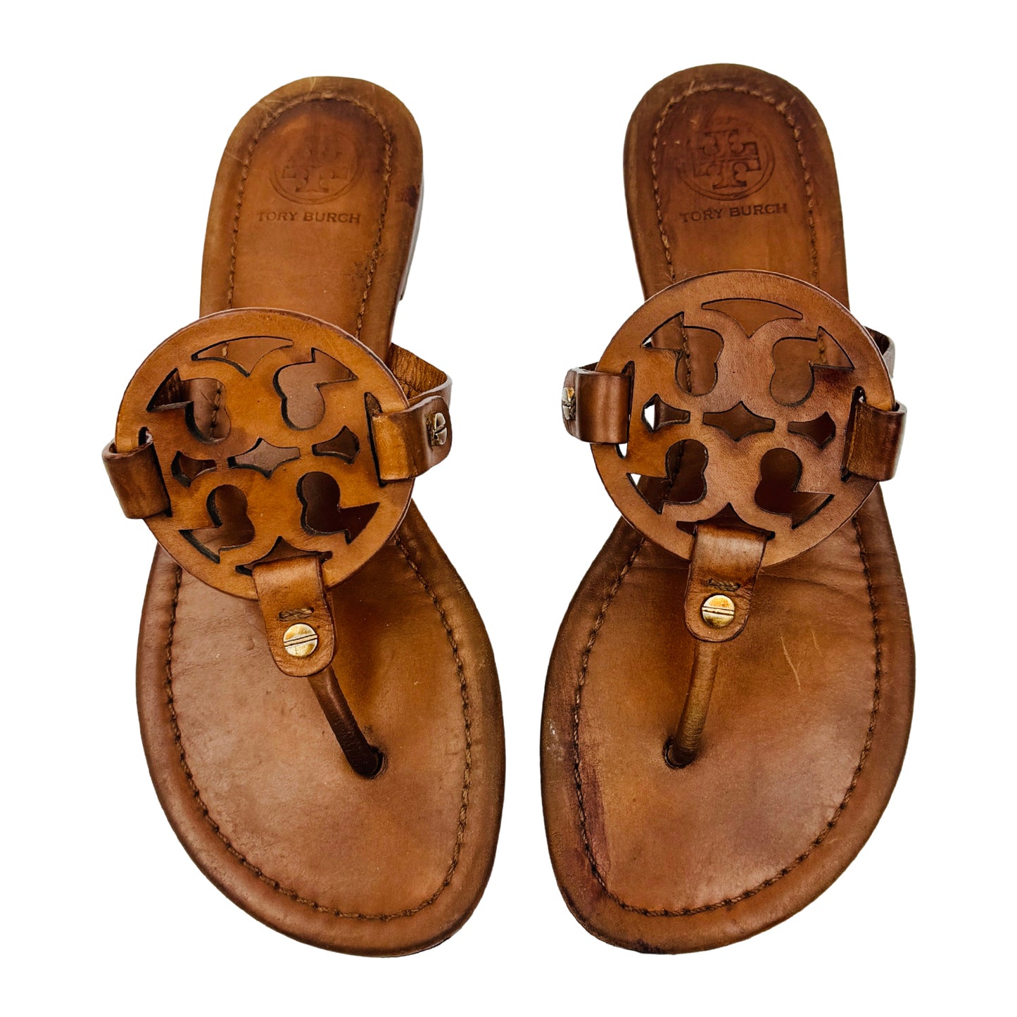 Tory Burch Miller Dark Brown Slippers (Size 36) - 5930