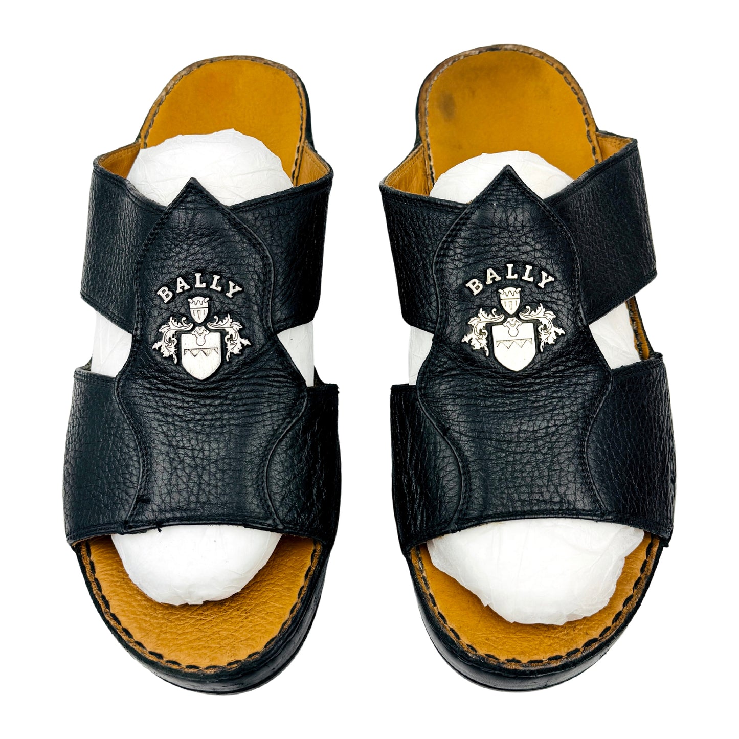 Bally Men's Hakman Black Sandal Slides (Size 43/43.5)