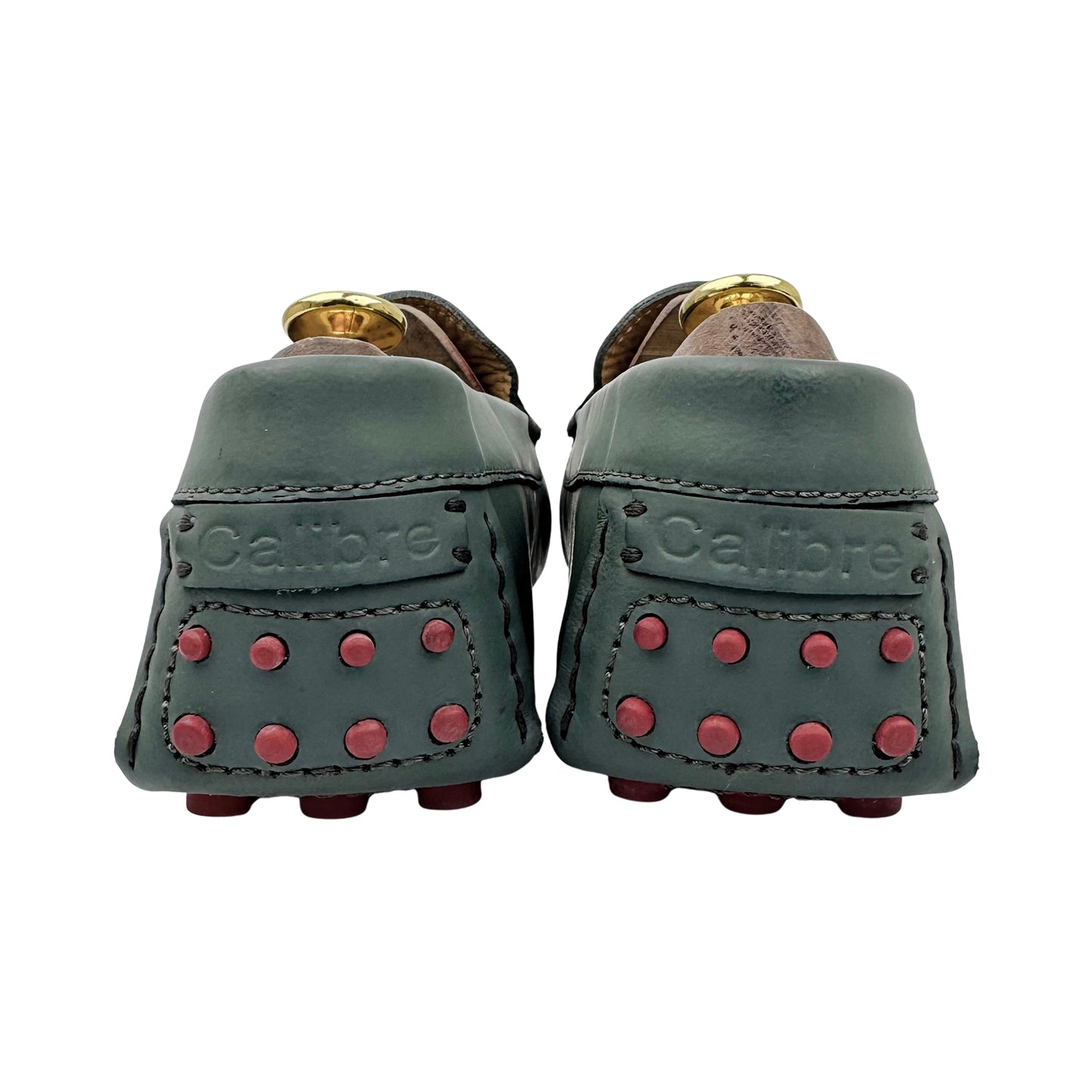 Calibre Men's Dark Green Driving Loafers (Size 42)