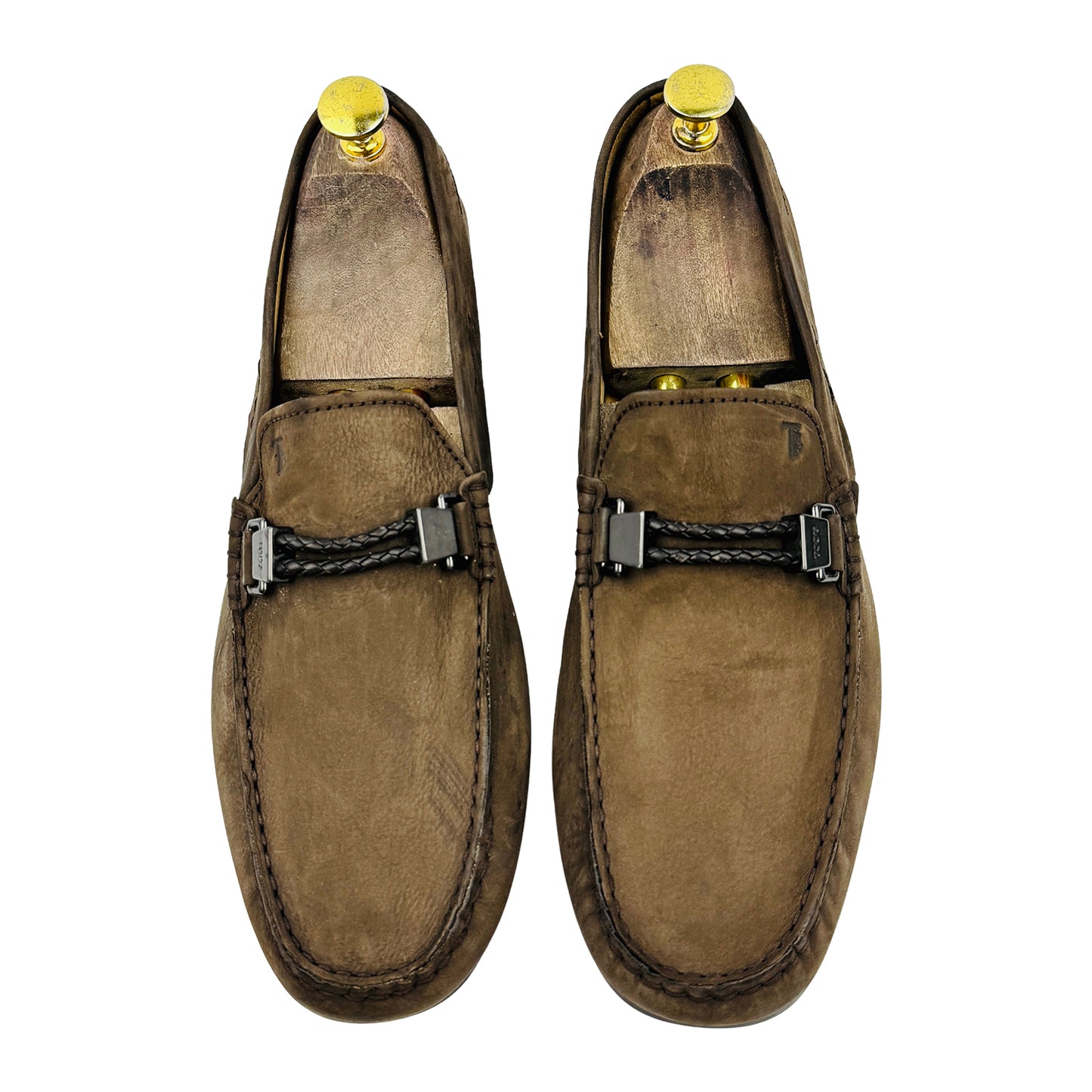 Tod's Men's Brown Suede Driving Loafers (Size 43)