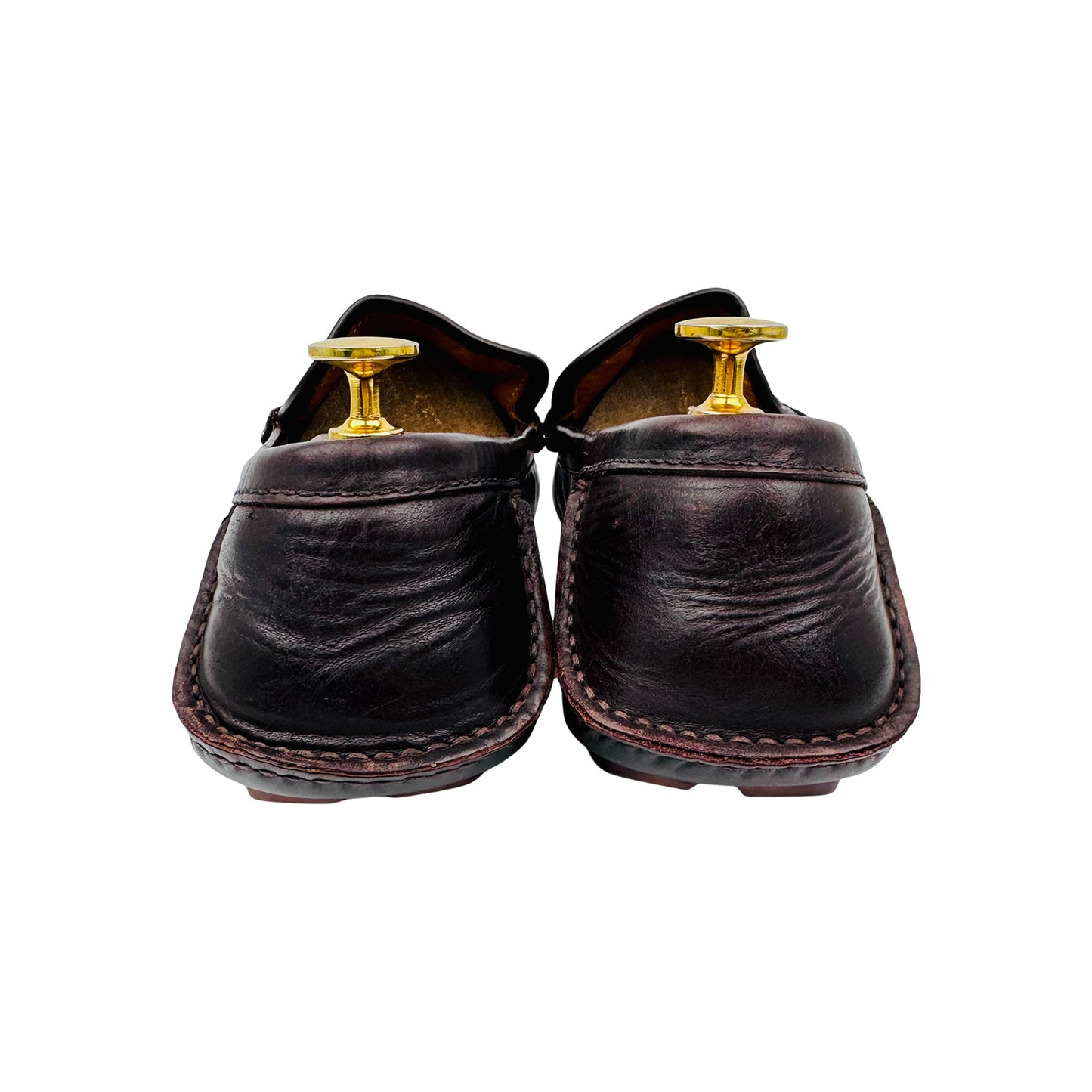 Gucci Men's Brown Canvas Loafers (Size 41.5/42)