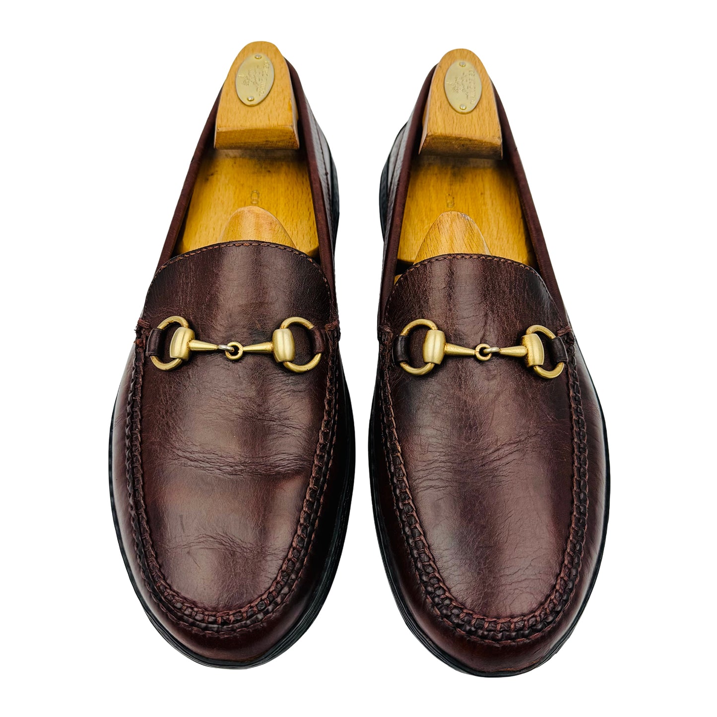 Gucci Men's Brown Horsebit Driving Loafer (Size 42.5)