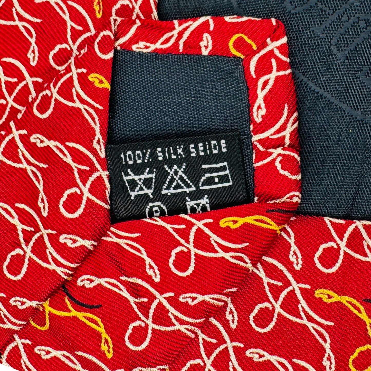 Lispro Red 'Micro Pattern' Silk Tie (Size Regular)