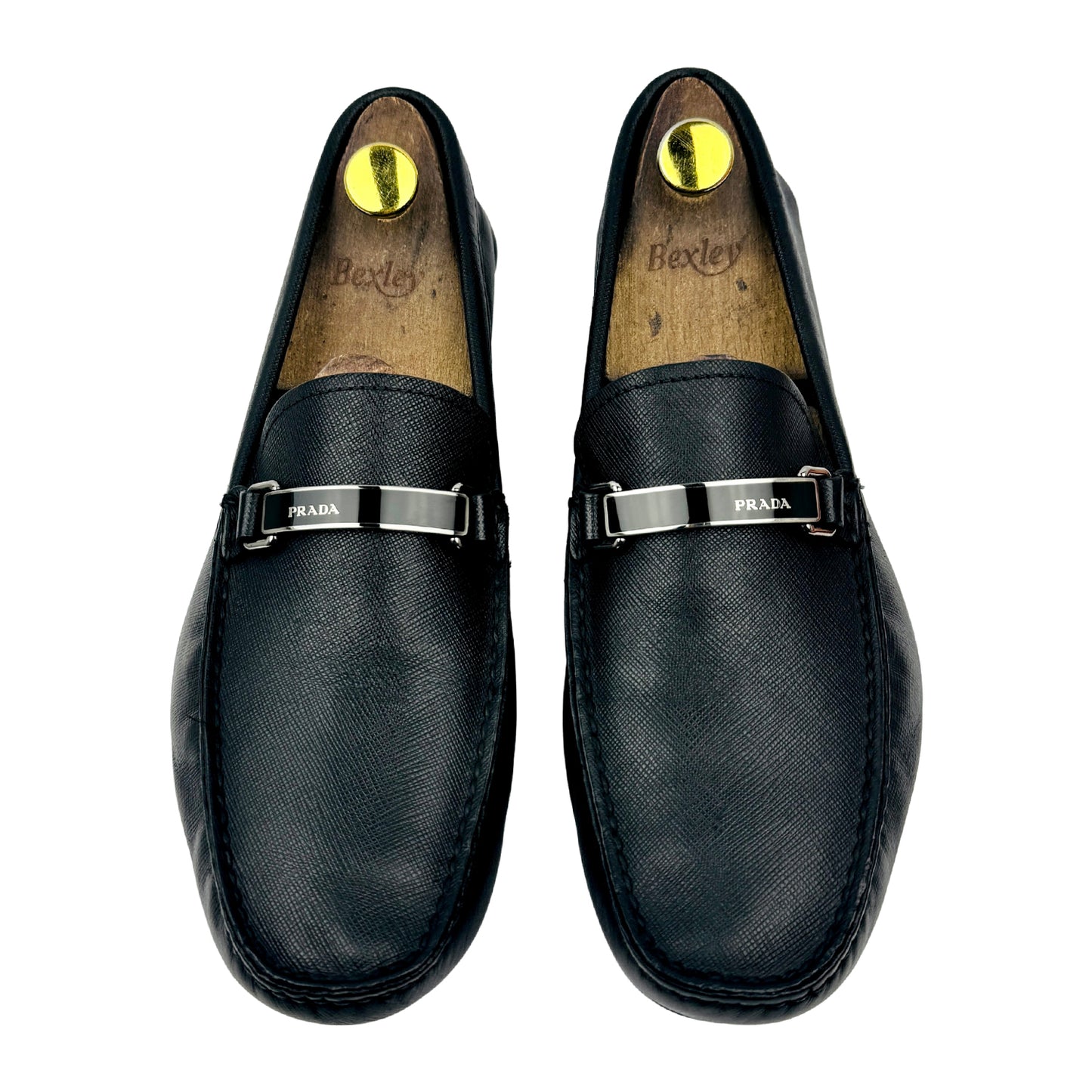 Prada Men’s Saffiano Leather Driving Loafers (Size 42.5)