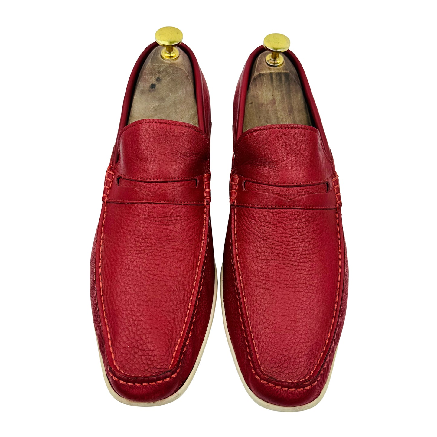 Bally Cineas Red Leather Loafer (Size 42)