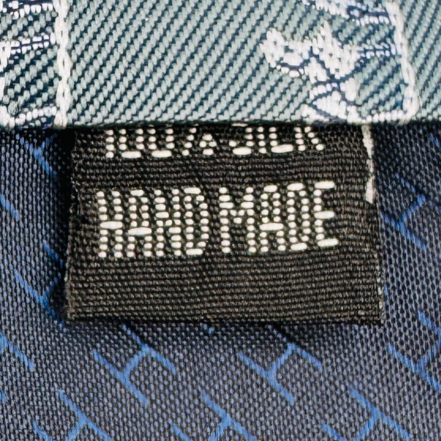 Hermès Light Blue 'Repeating Pattern' Tie (Size Regular)