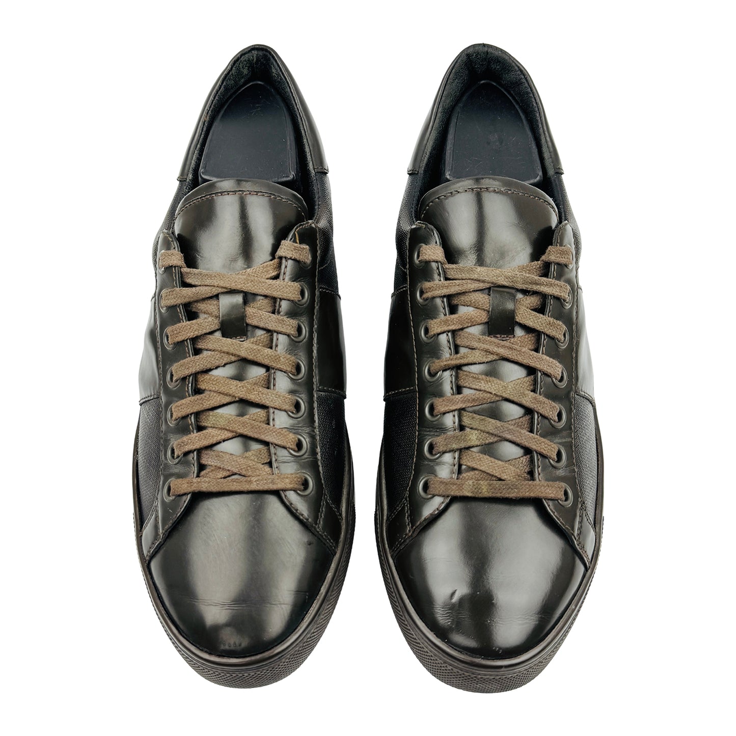 Burberry Ritson Check Leather Sneakers (Size 41)