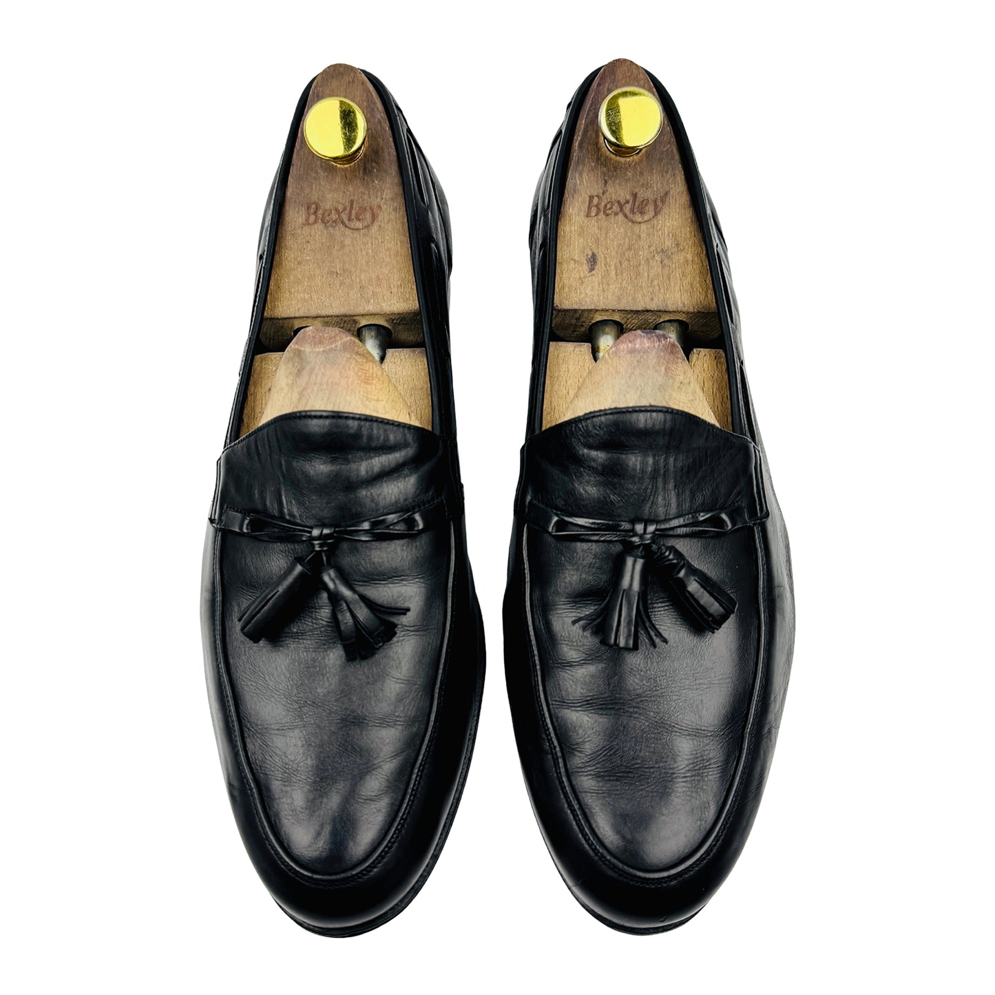 Bally Men's Black Leather Tassel Loafer (Size 43/43.5)