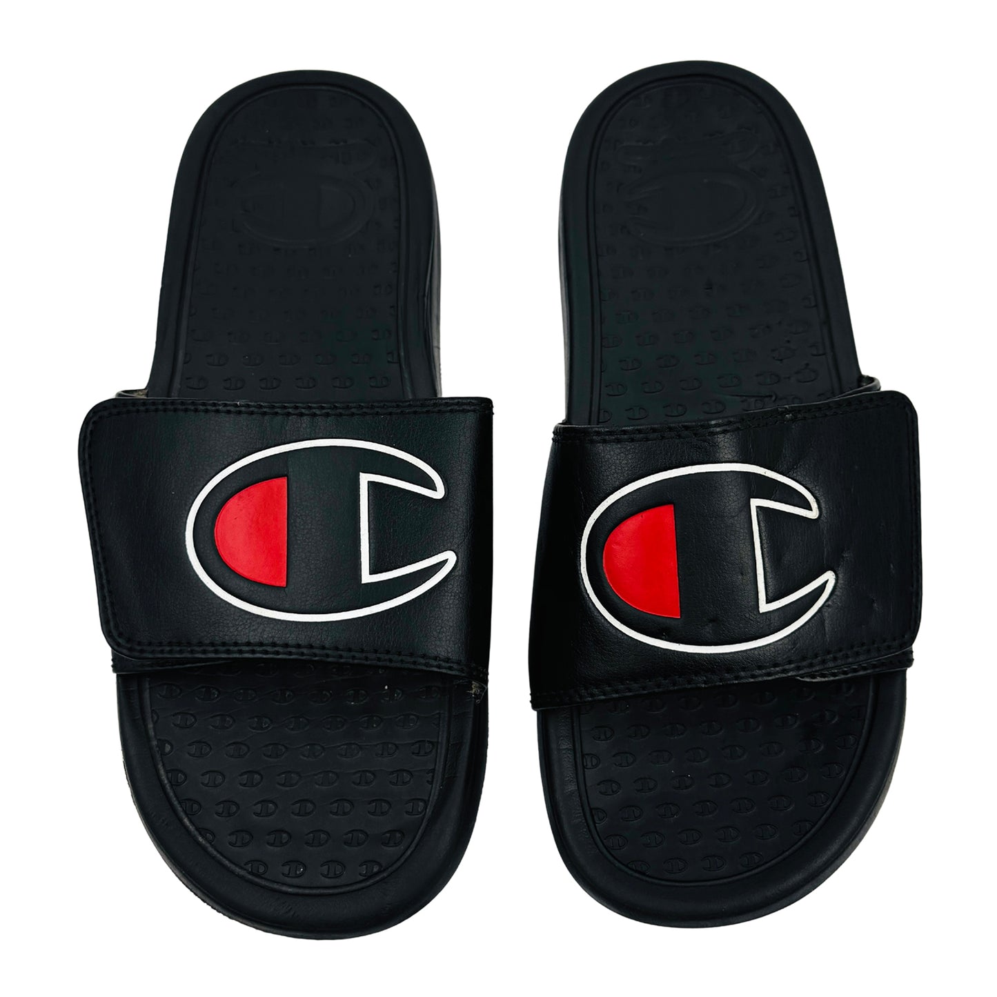 Champion Men's Super Black EVA Slides (Size 40)