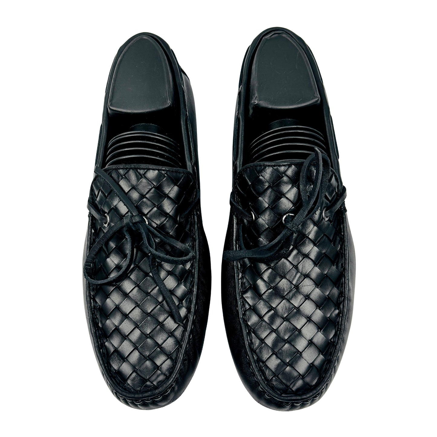 Bottega Veneta Intrecciato Leather Loafers (Size 38.5)