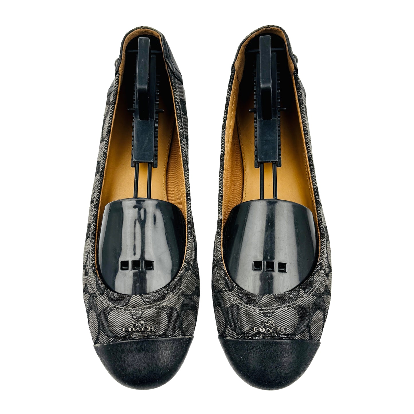 Coach Women's Chelsea Black Ballet Flats (Size 38)