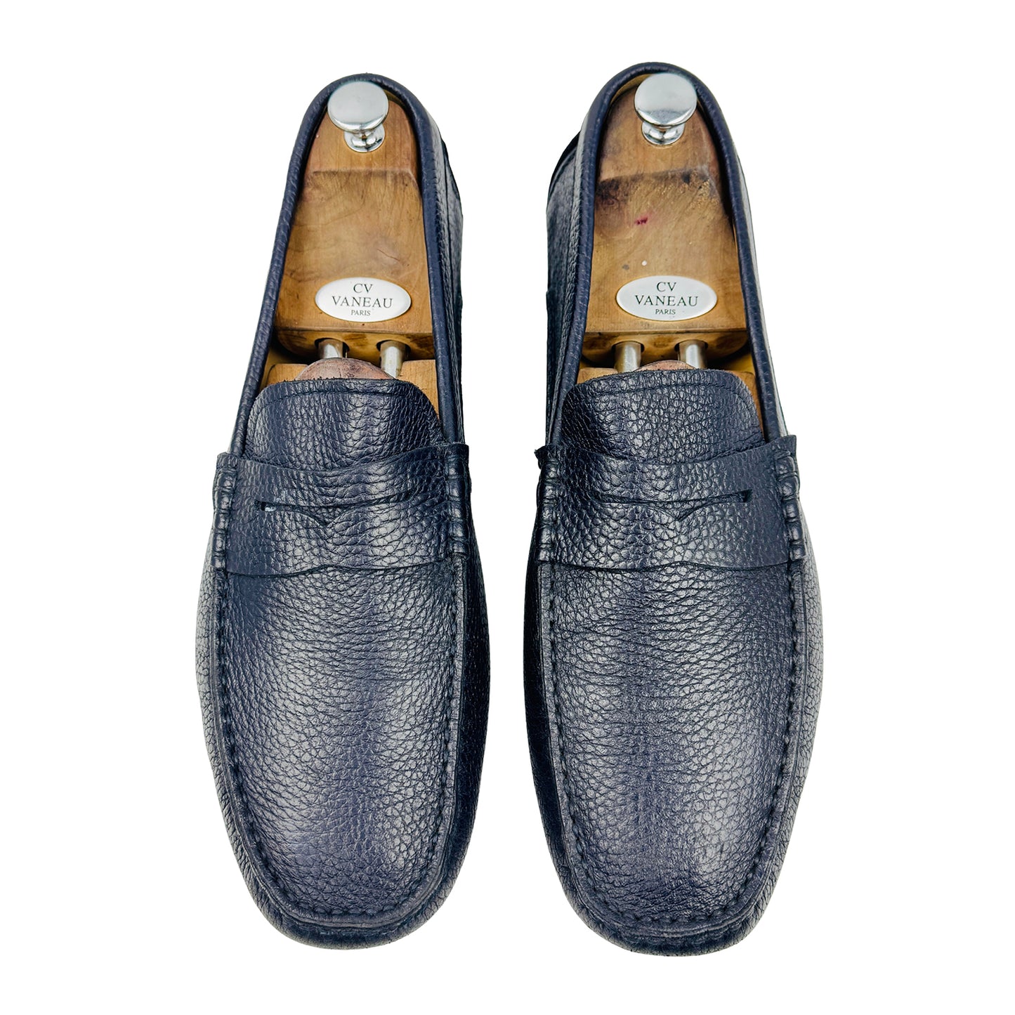 Bally Men's Pebbled Leather Penny Loafers (Size 46/46.5)