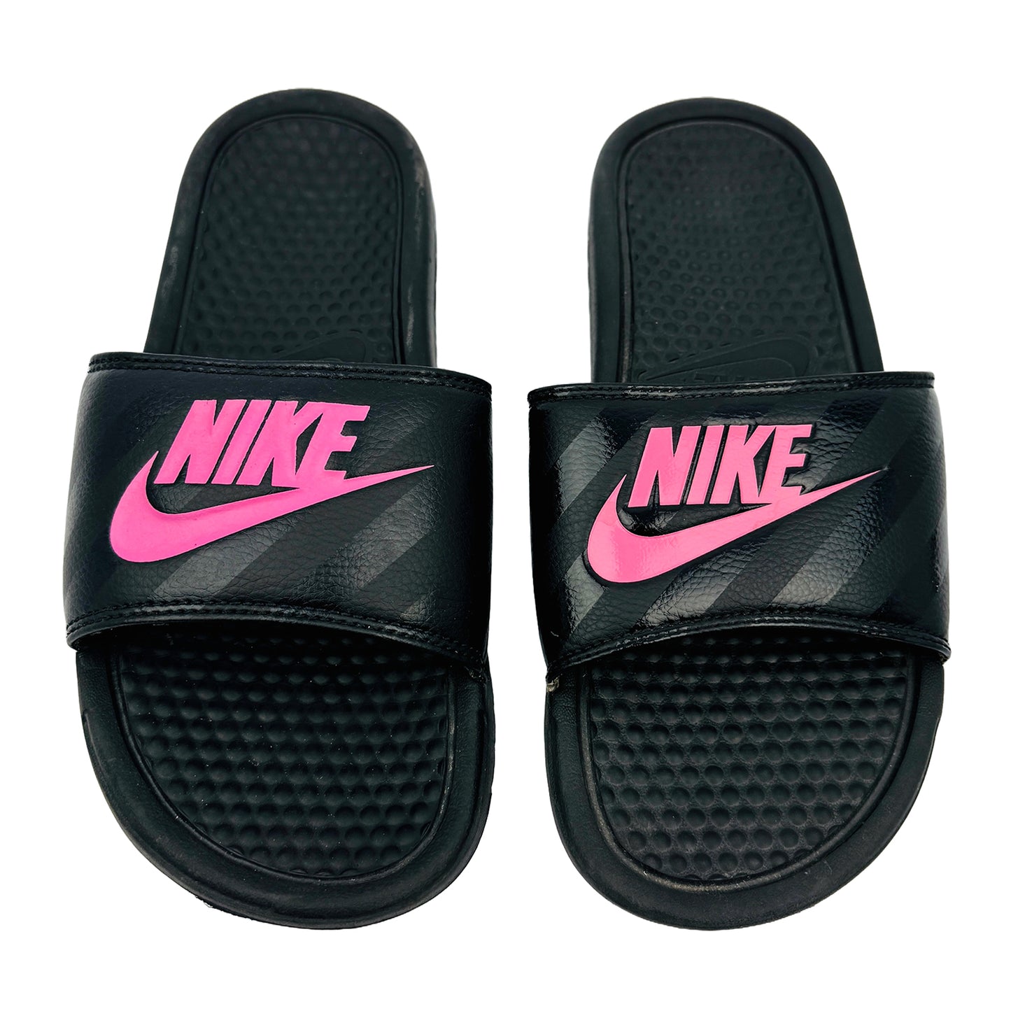 Front image of Nike Women's Benassi JDI Slippers (Size 39/39.5) - 343881-061