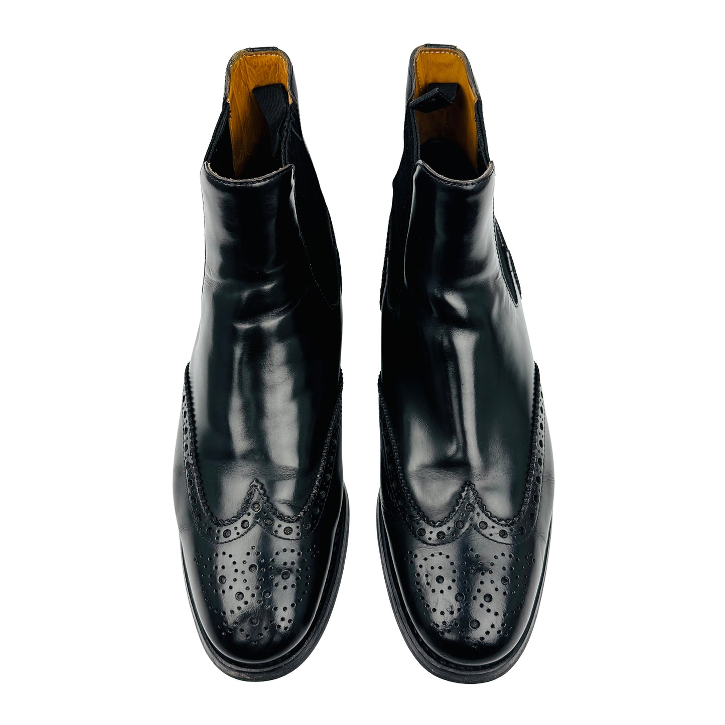 Church's Black Ketsby Brogue Chelsea Boots (Size 38/38.5)