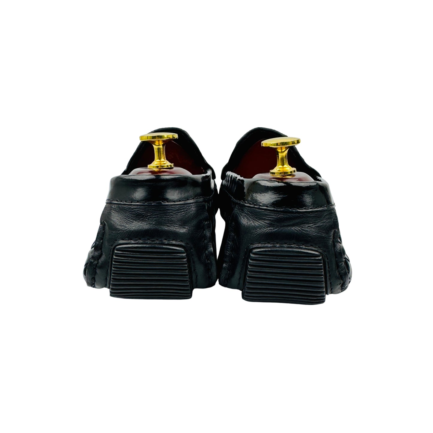Bottega Veneta Black Woven Leather Loafers (Size 43)