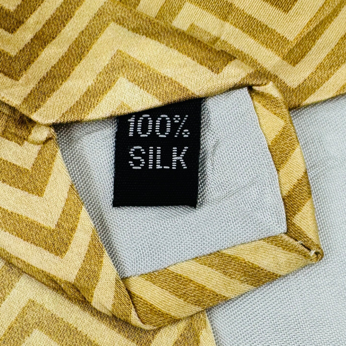 Marja Kurki Mustard 'Zigzag Pattern' Tie (Size Regular)