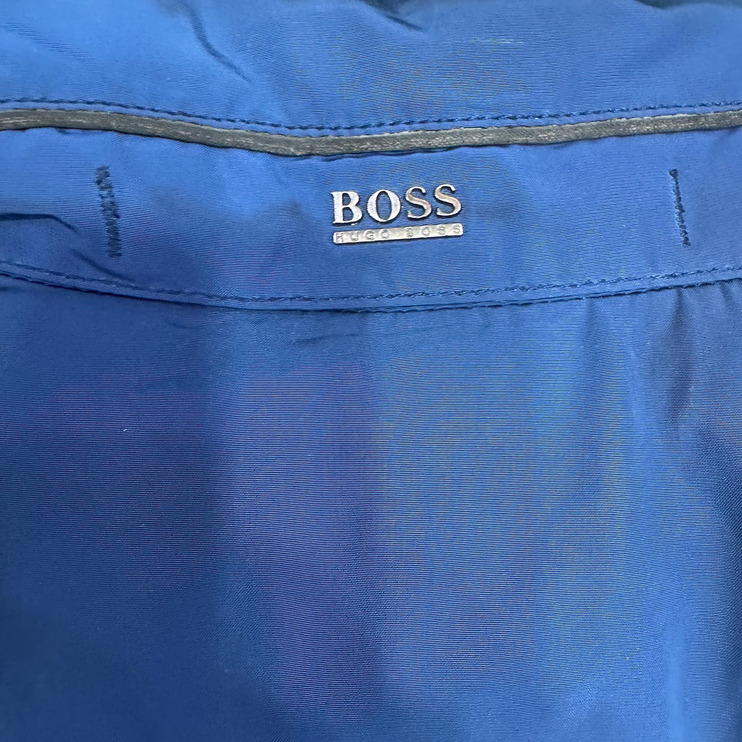Hugo Boss Men's Royal Blue Puffer Jacket (Size Large)