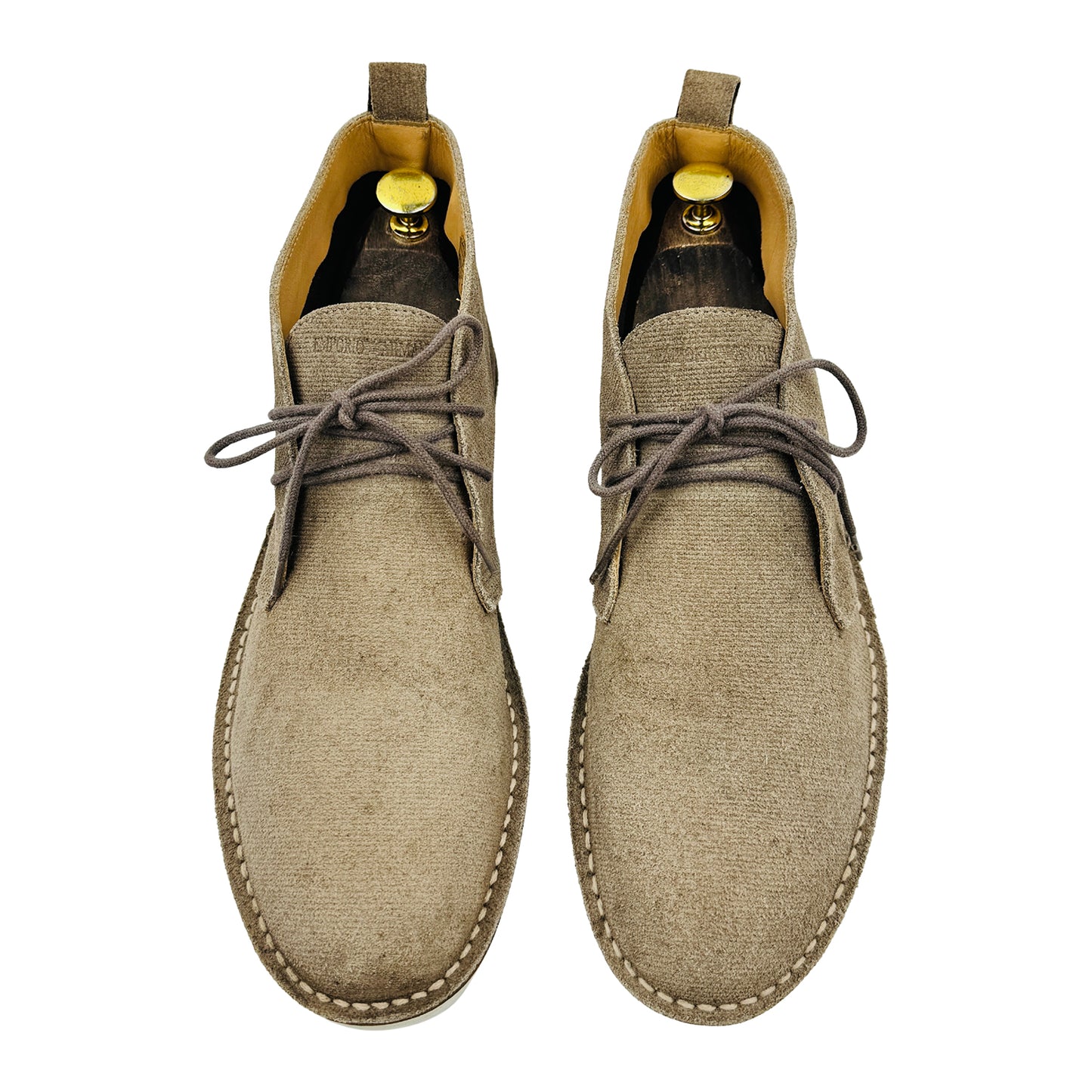 Emporio Armani Taupe Desert Chukka Boots (Size 42)