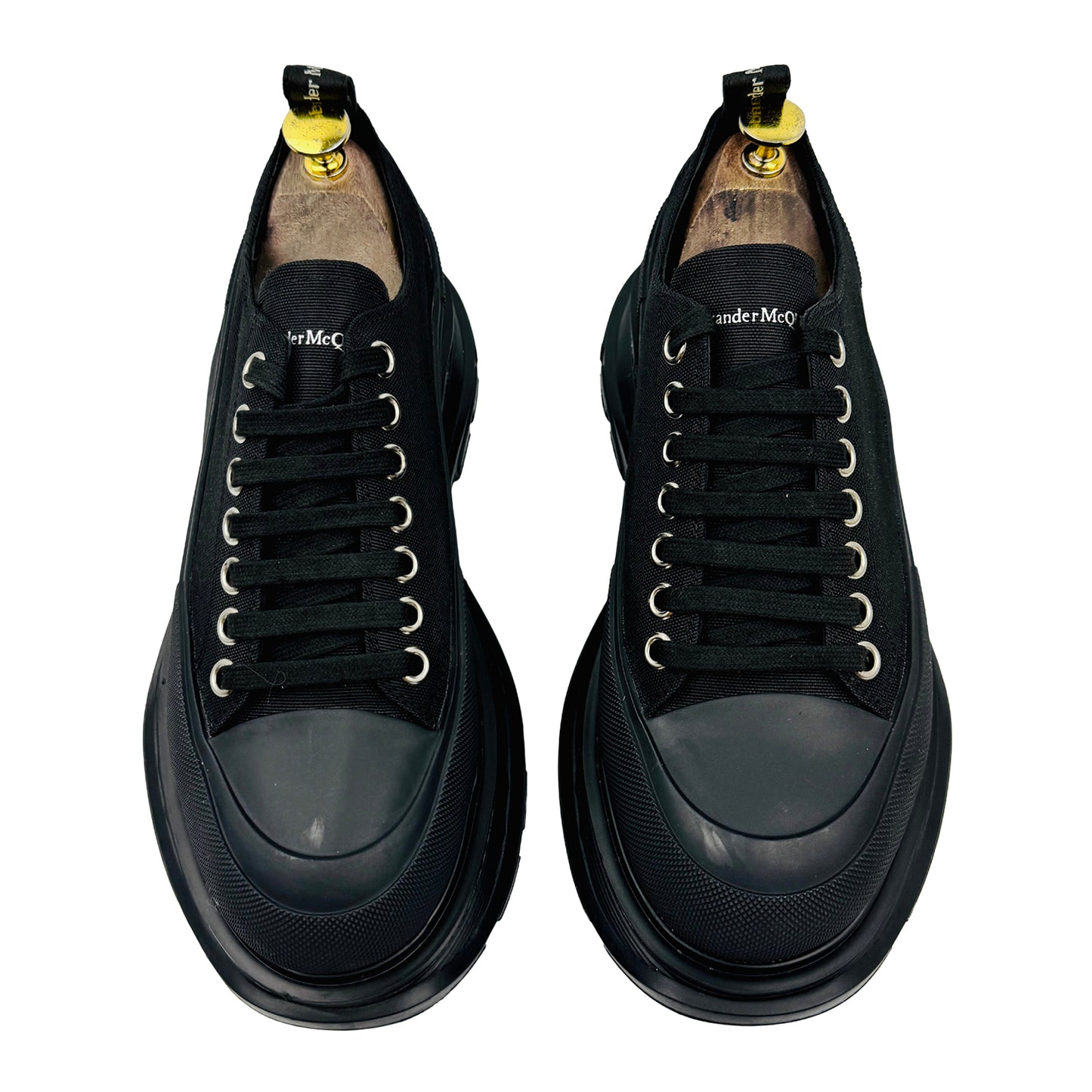 Alexander McQueen Tread Slick Black Shoes (Size 42)
