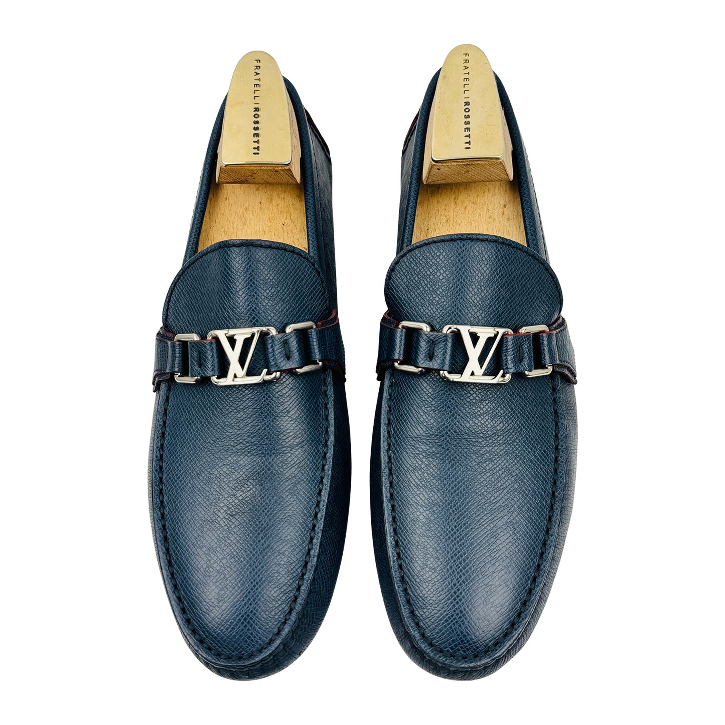 Louis Vuitton Hockenheim 'Marine Blue' Mocassins (Size 42.5/43)