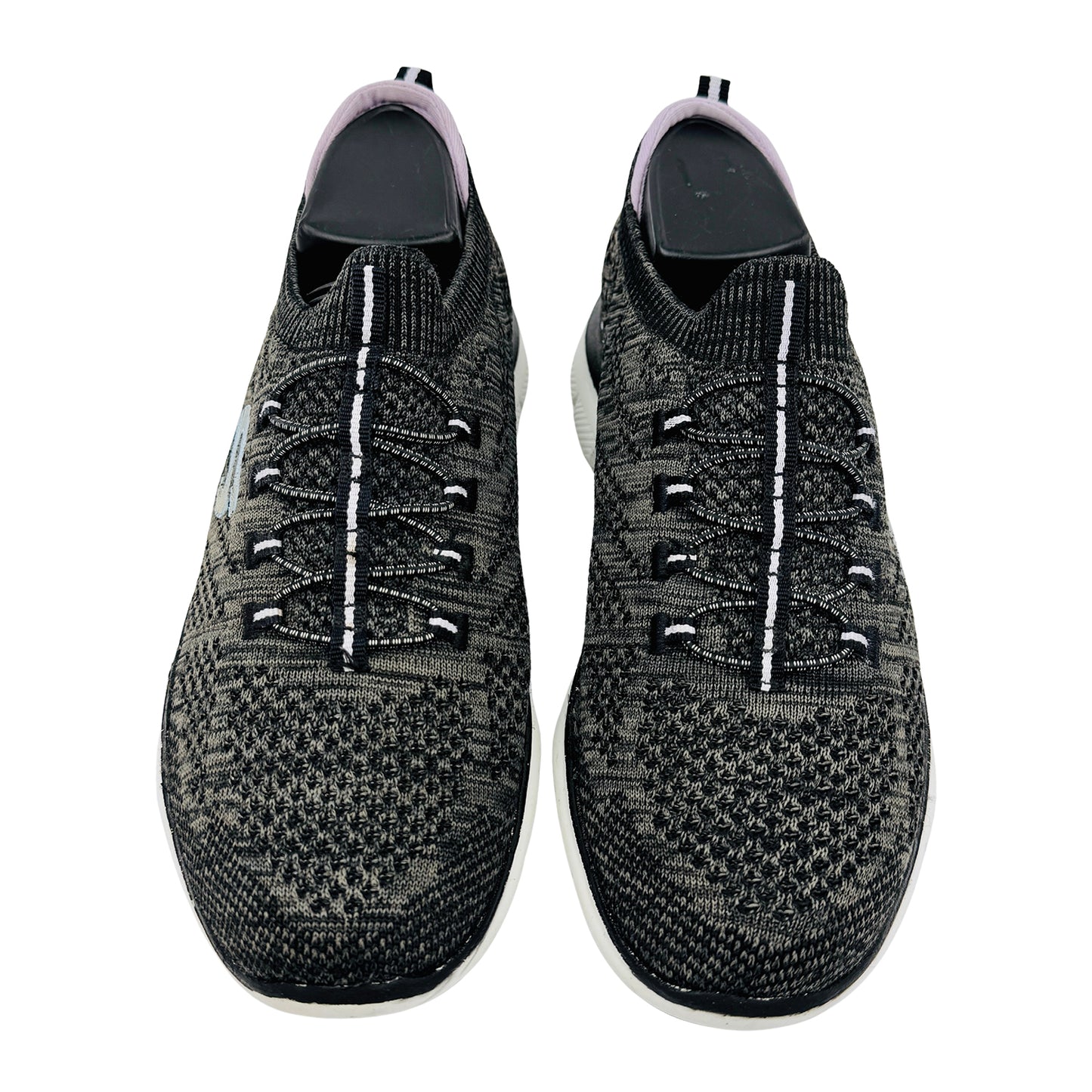 Skechers Dual Lite 'Black Lavender' Shoes (Size 38.5)