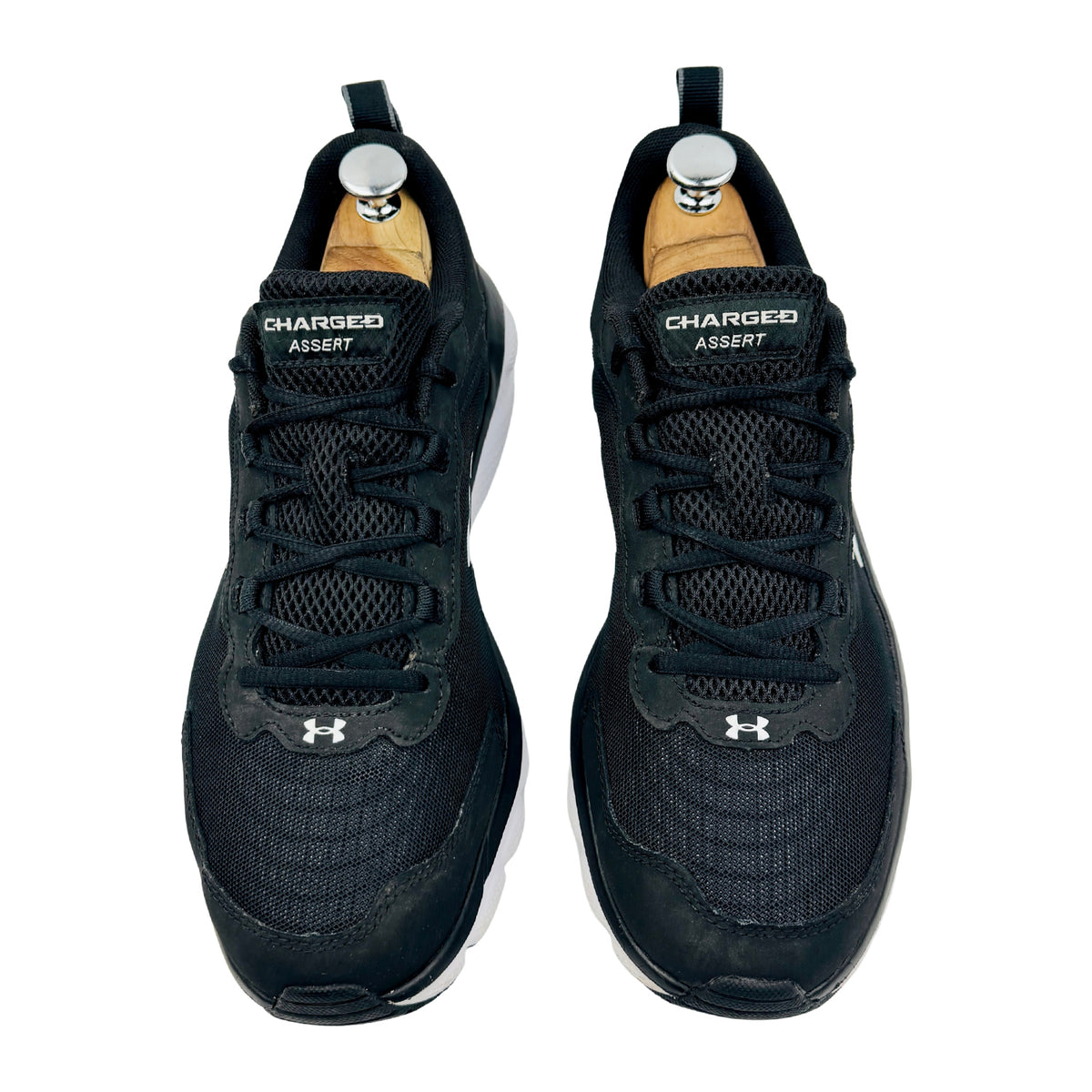 Under Armour Charged Assert 9 'Black White' Shoes (Size 44) - 3024590-001