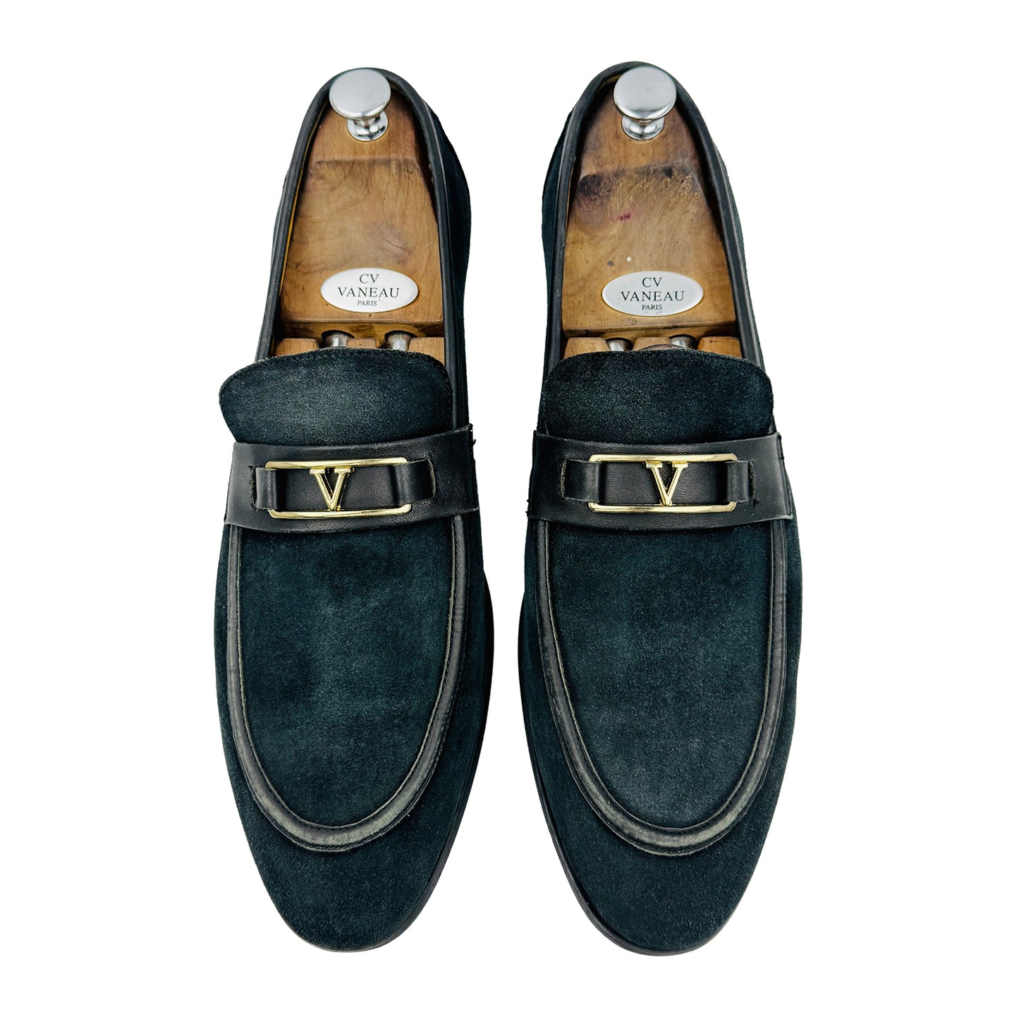 Valentino Men's Navy Italian Loafers (Size 46)