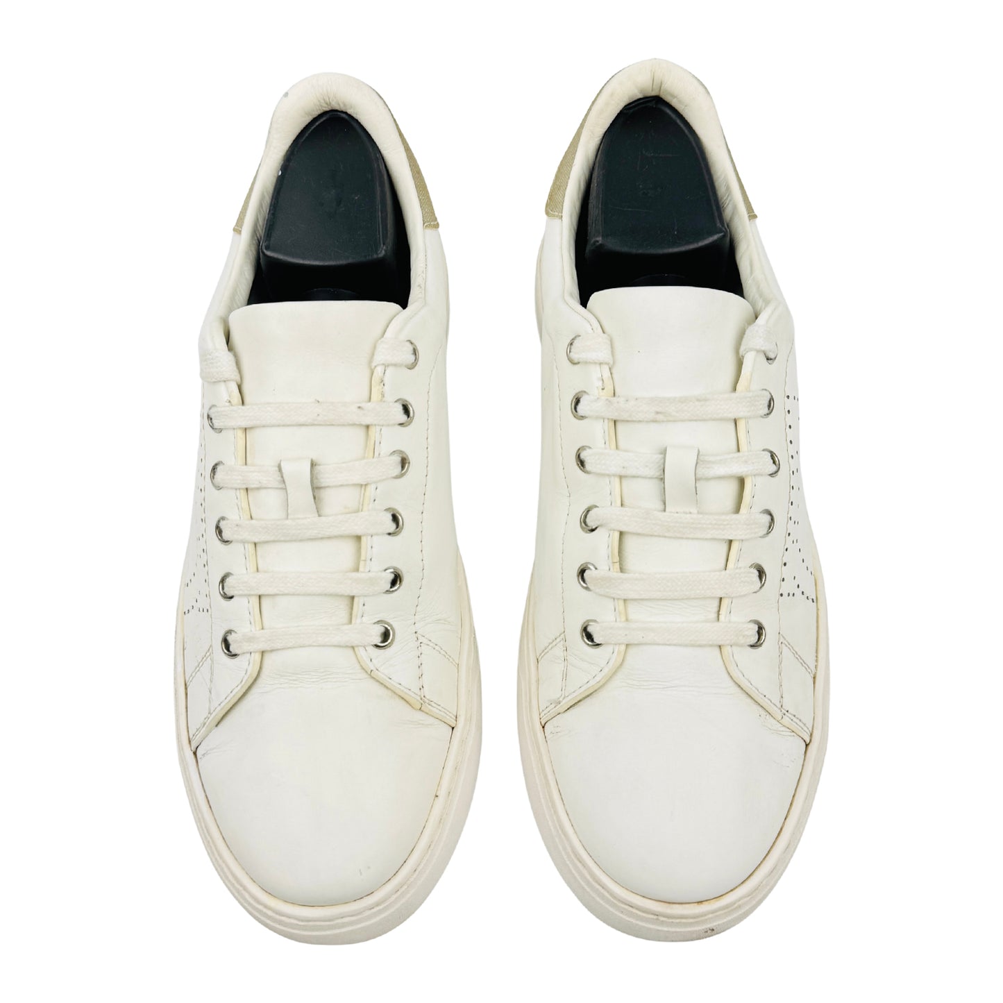 Salvatore Ferragamo Pierre White Sneakers (Size 42)