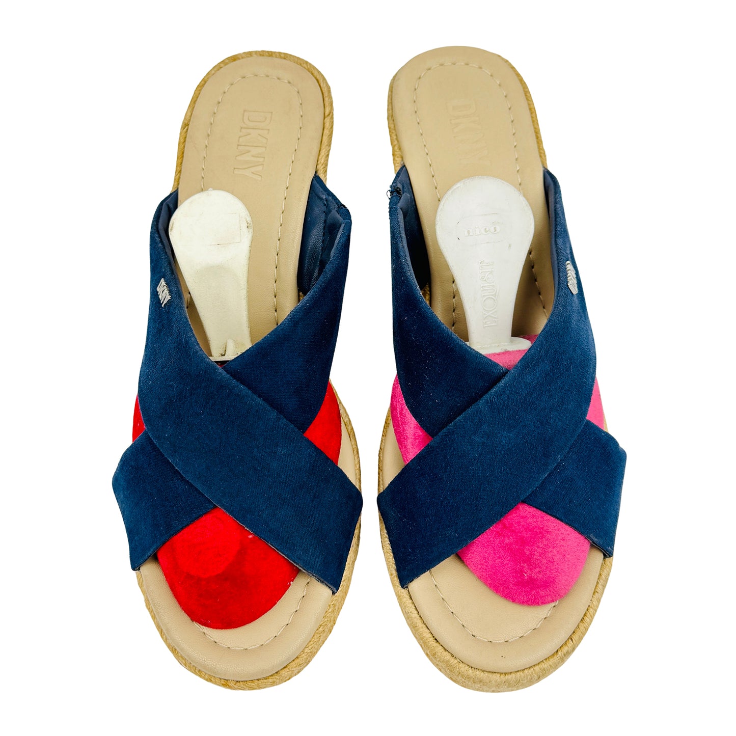 DKNY Maryn Crossband Espadrille Wedge Heels (Size 37.5) - K2432696