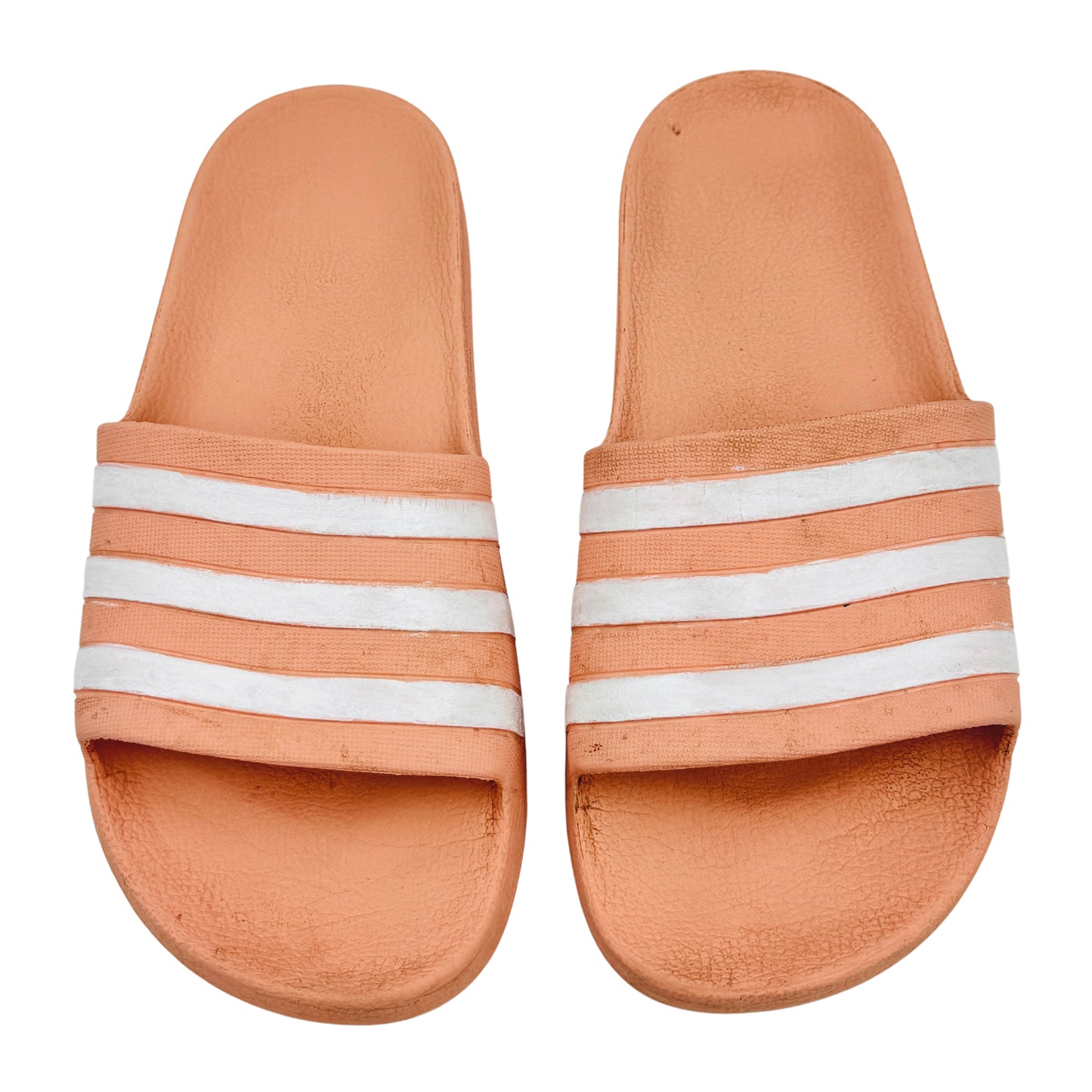 Adidas Adilette Aqua 'Peach' Foam Slides (Size 39)
