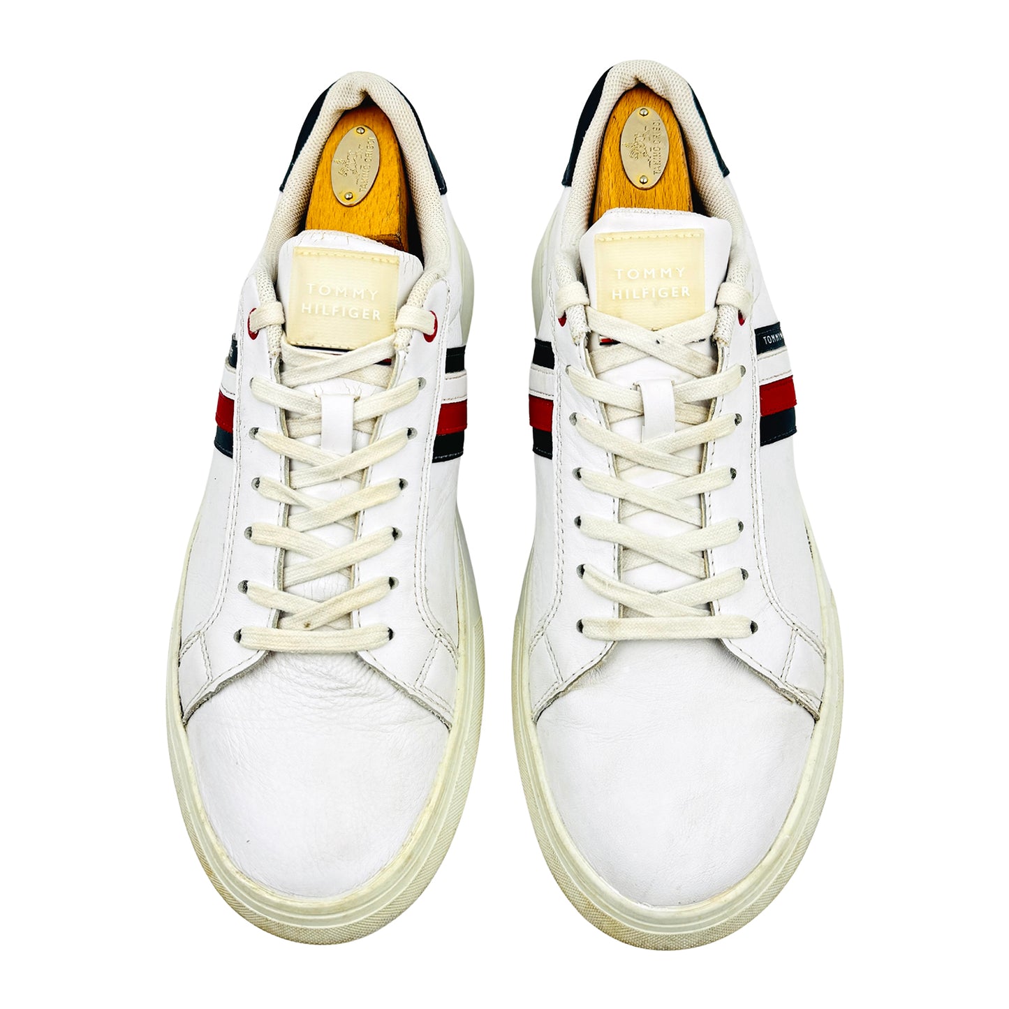 Tommy Hilfiger Essential Leather Cupsole Sneakers (Size 43) - FM0FM02668 YBS