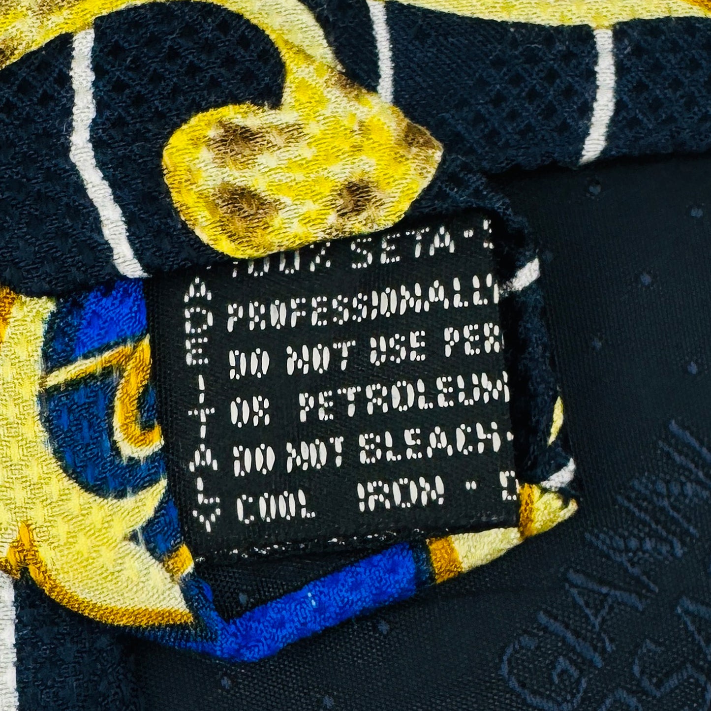 Versace Royal Blue 'Pinstripes' Tie (Size Regular)