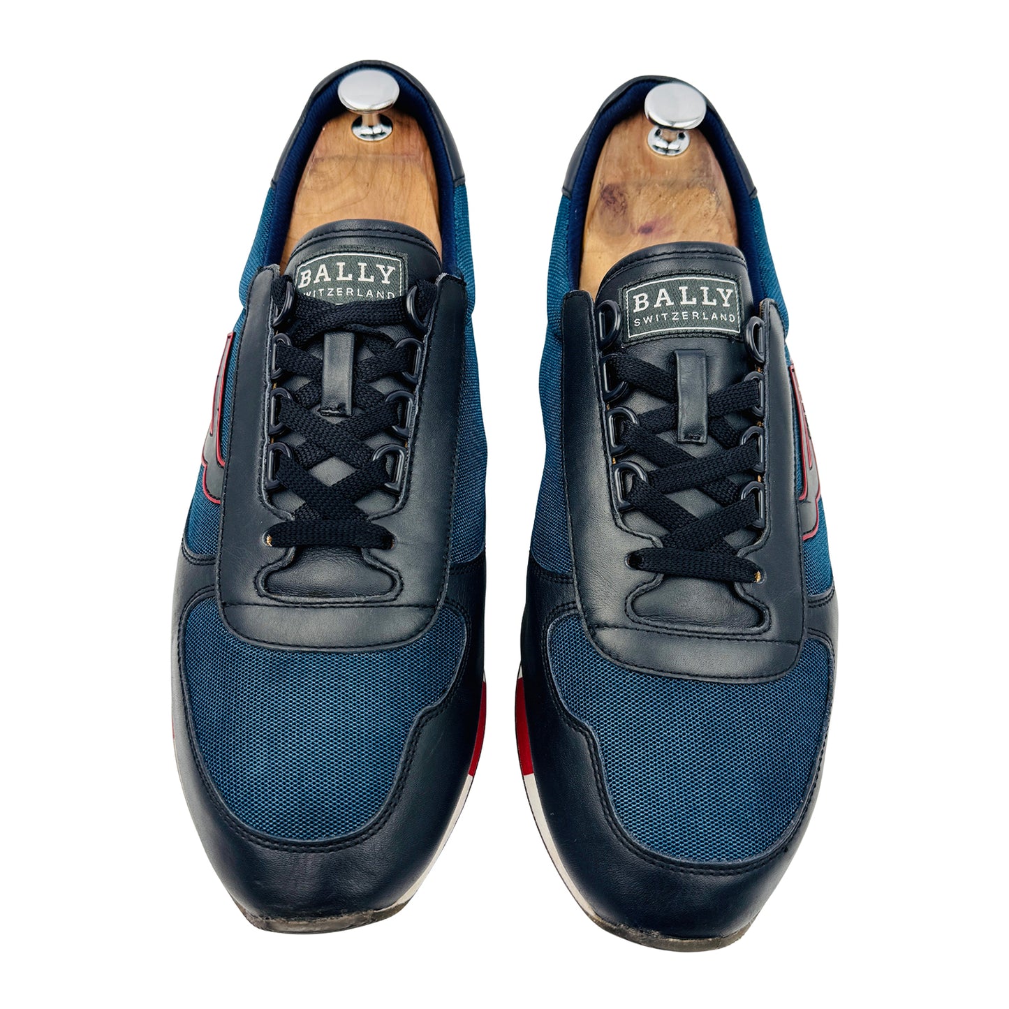 Bally Gavino Navy Blue Low-Top Sneakers (Size 44)