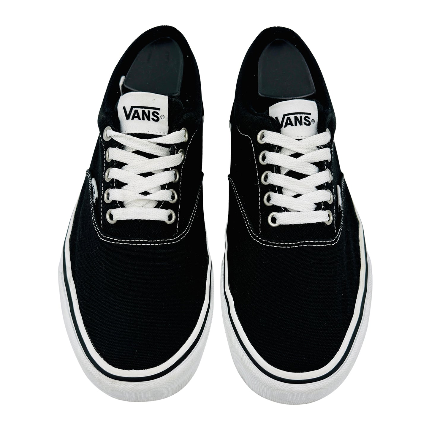 Vans Men's Old Skool Black White Sneakers (Size 43) - 751505