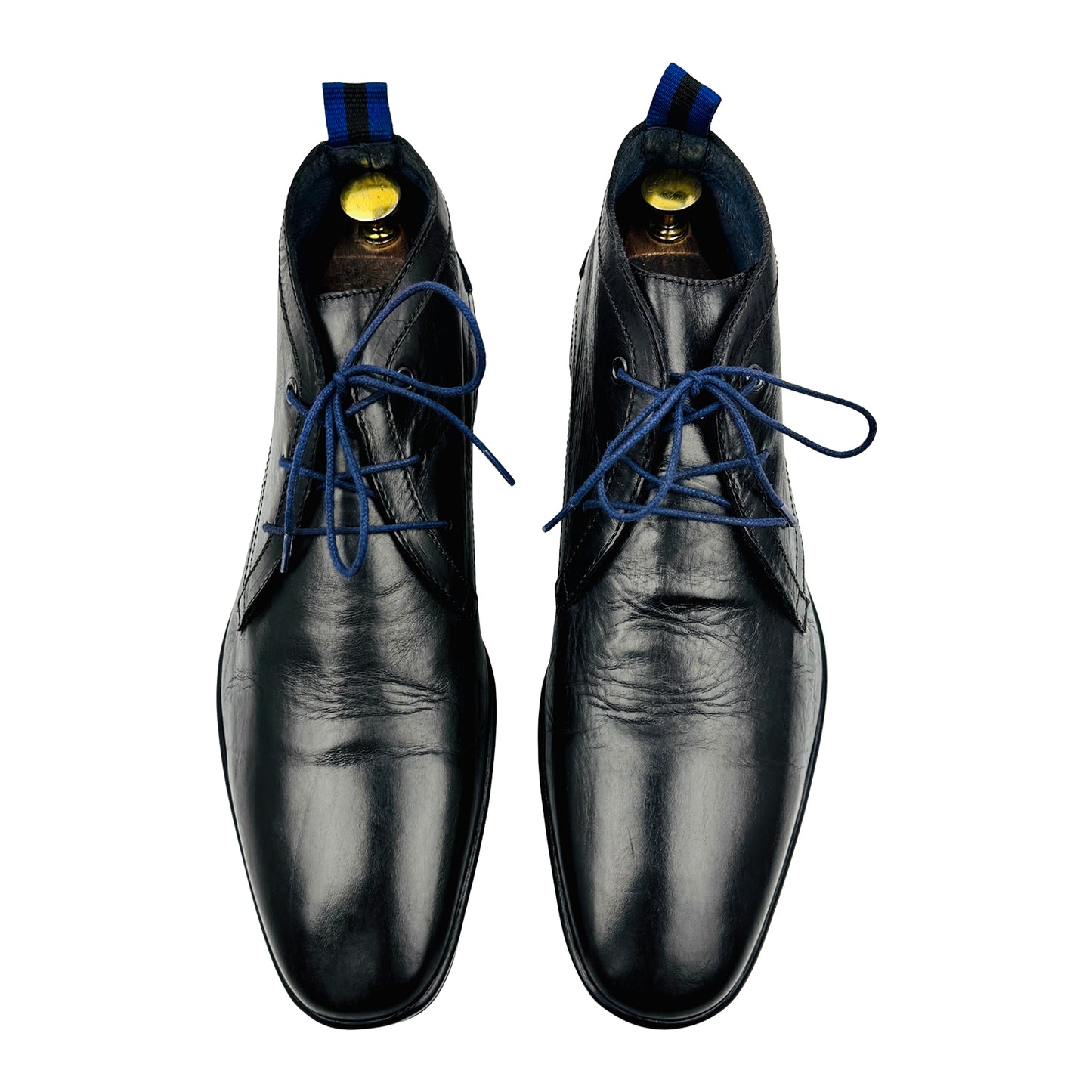 Floris van Bommel Black Leather Boots (Size 42) - 10334/30
