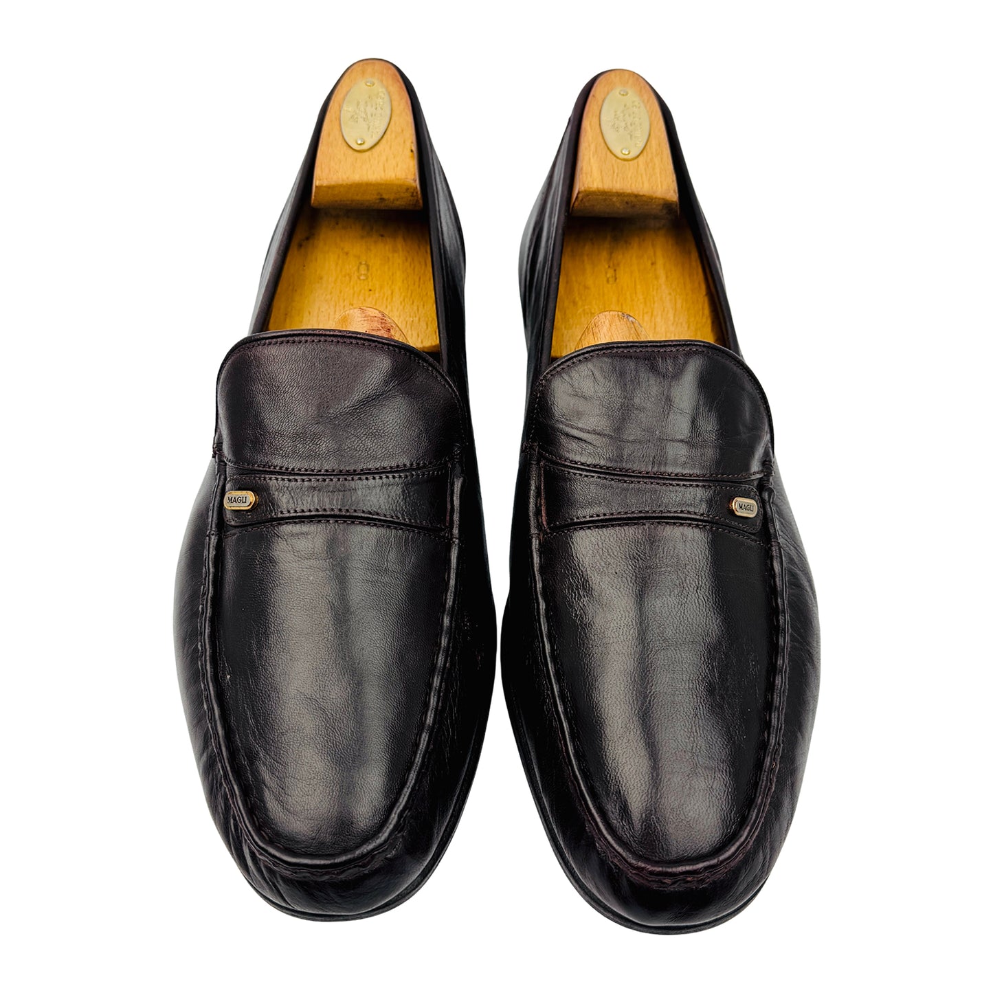 Bruno Magli Brown Leather Penny Loafers (Size 43.5/44) - 27070