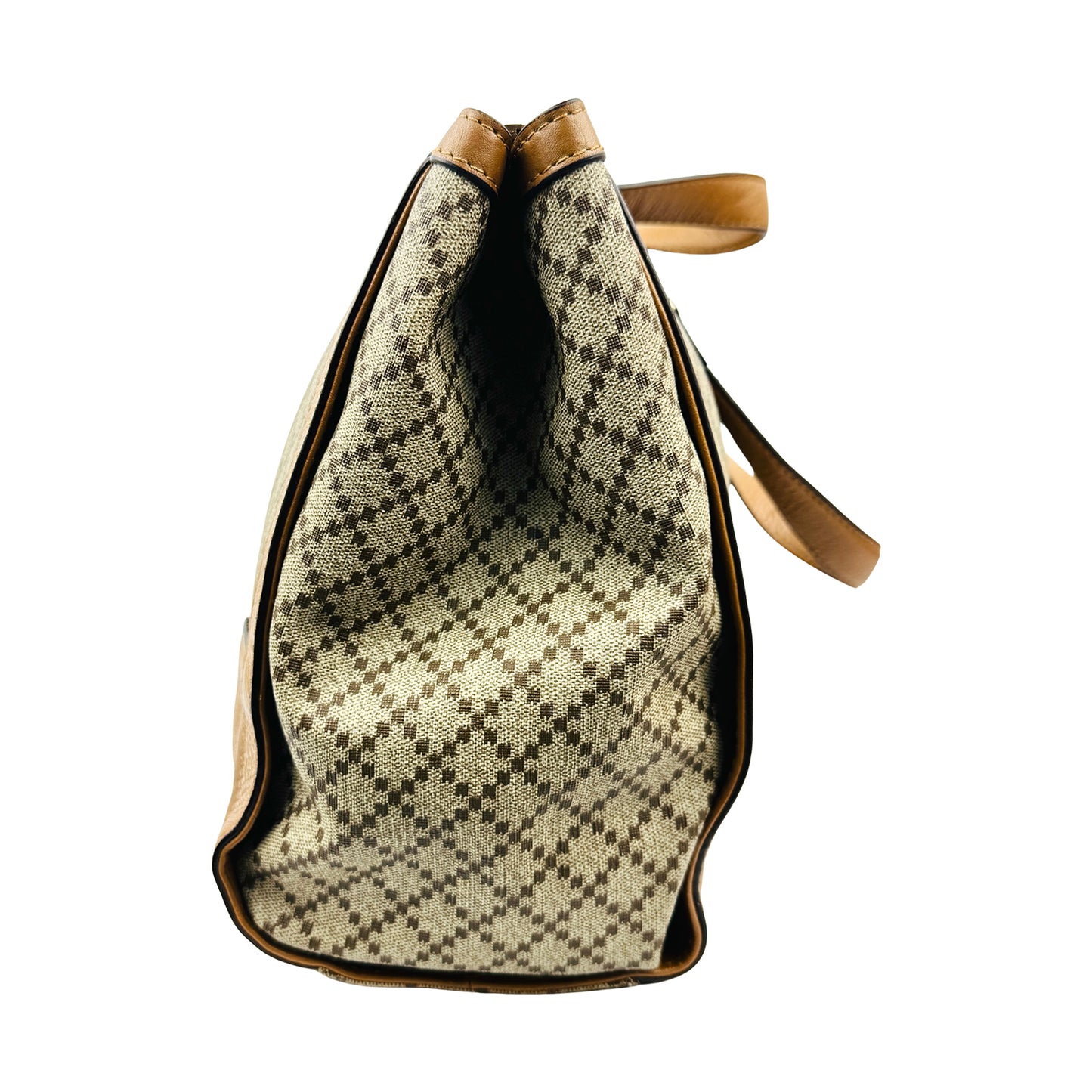 Gucci GG Supreme Web Diamante Weekender Bag