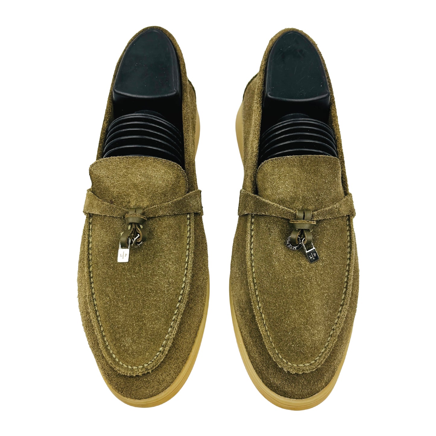 Loro Piana Summer Charms Walk 'Suede' Loafers (Size 39) - H 18068